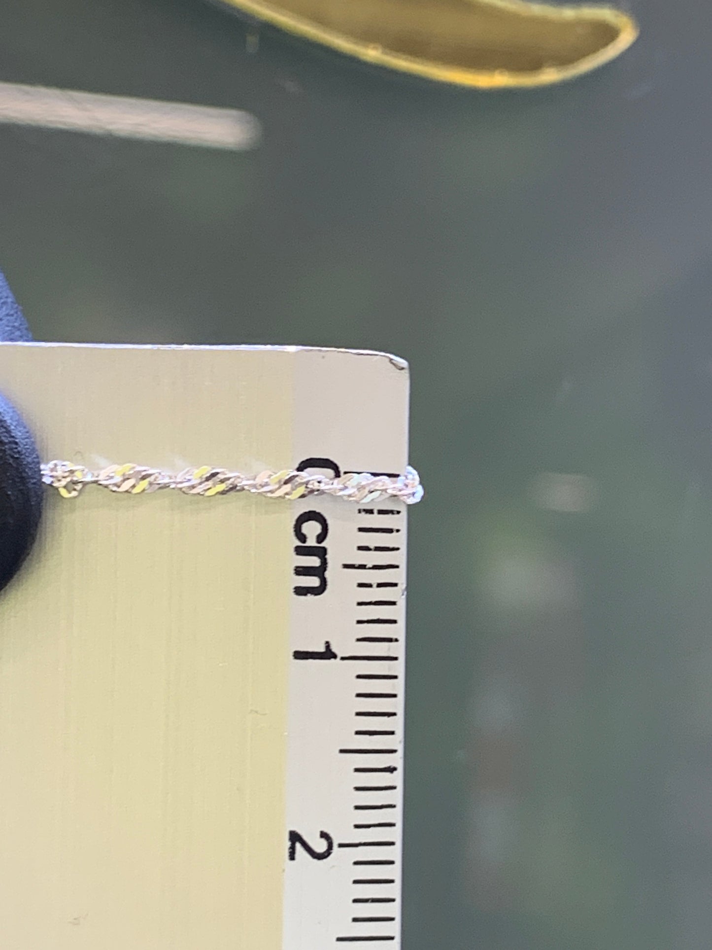 Cadena plata Singapur 55cm