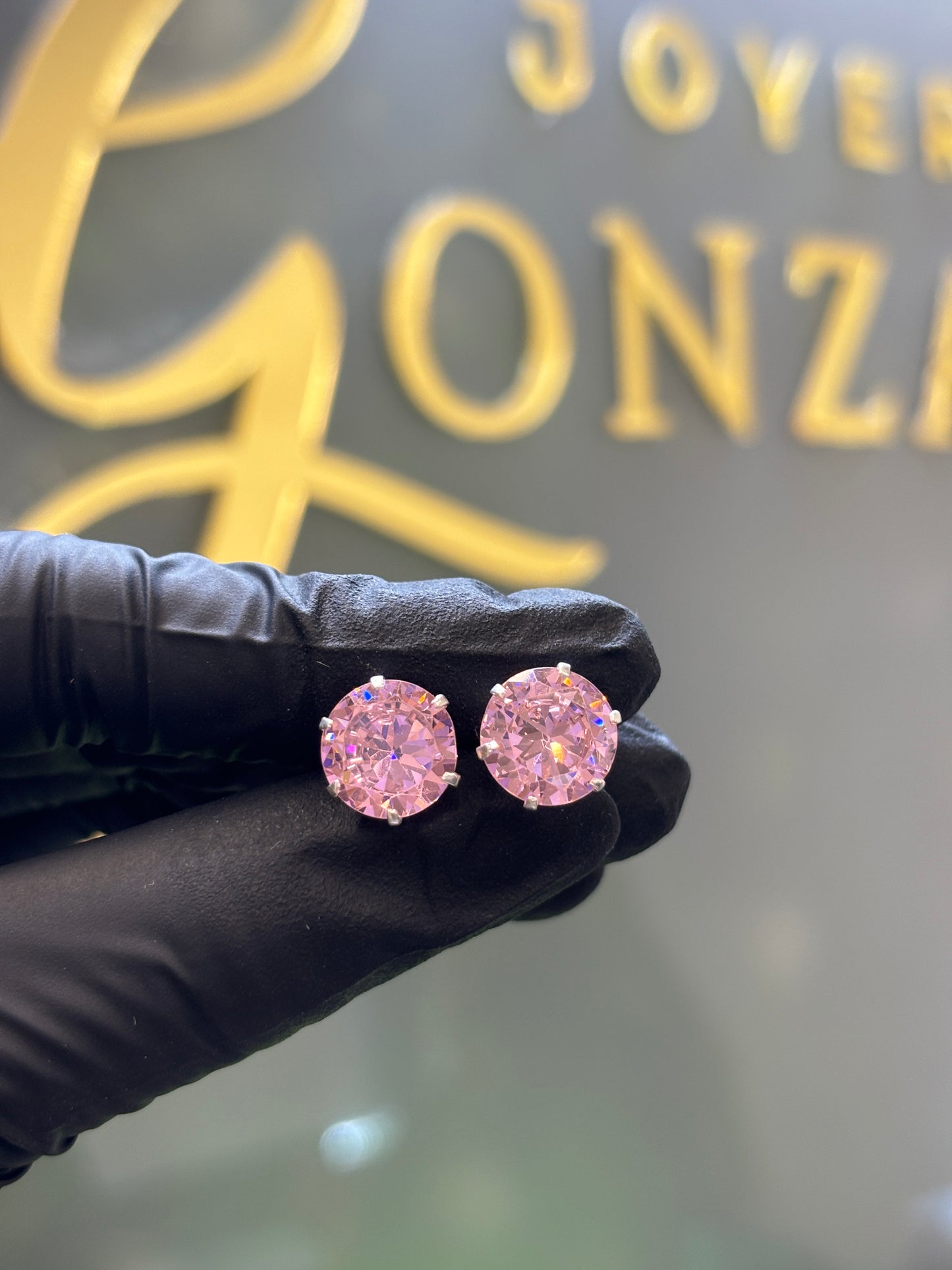 Broquel montadura rosa