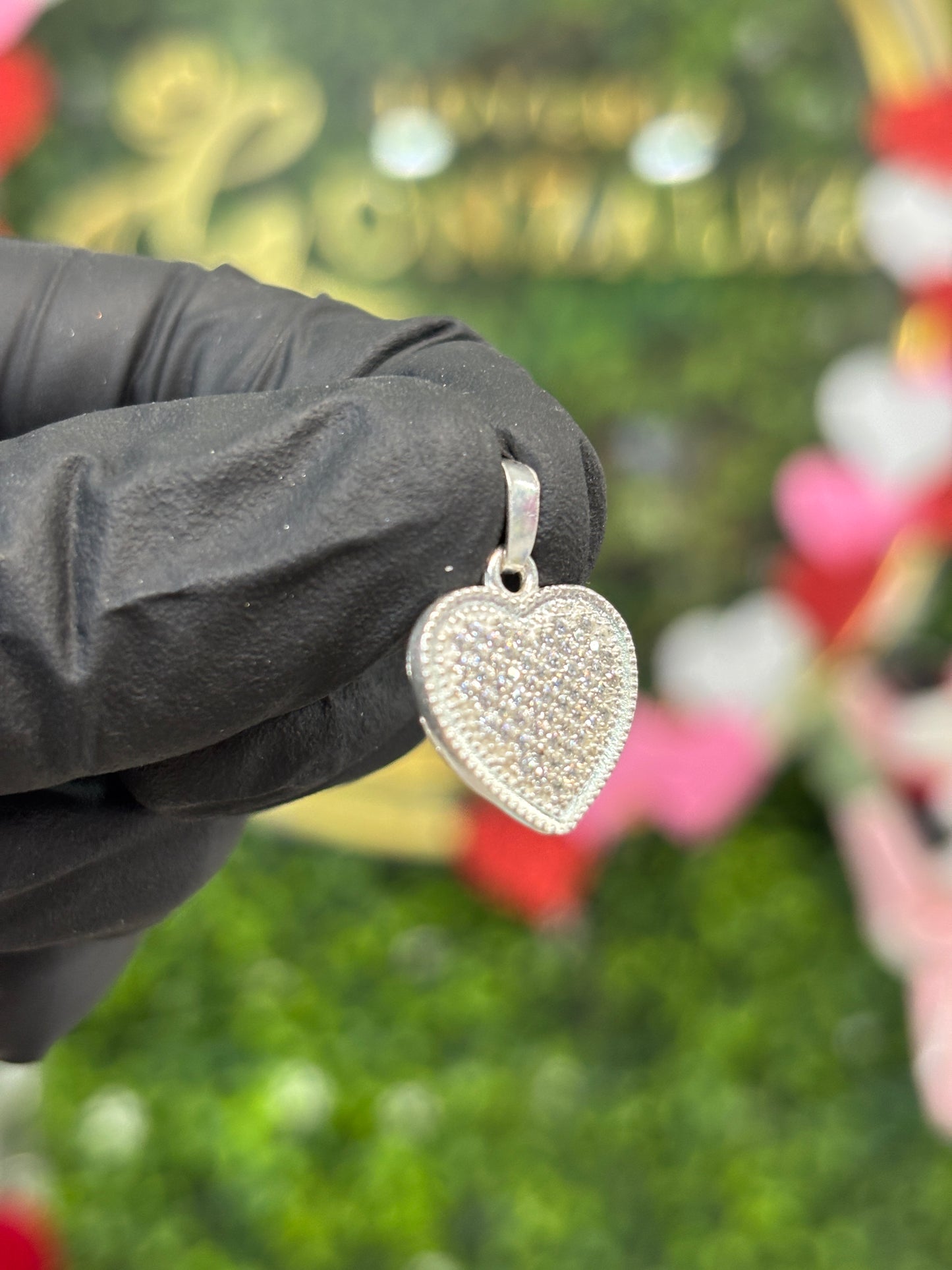 Dije corazón plata 925