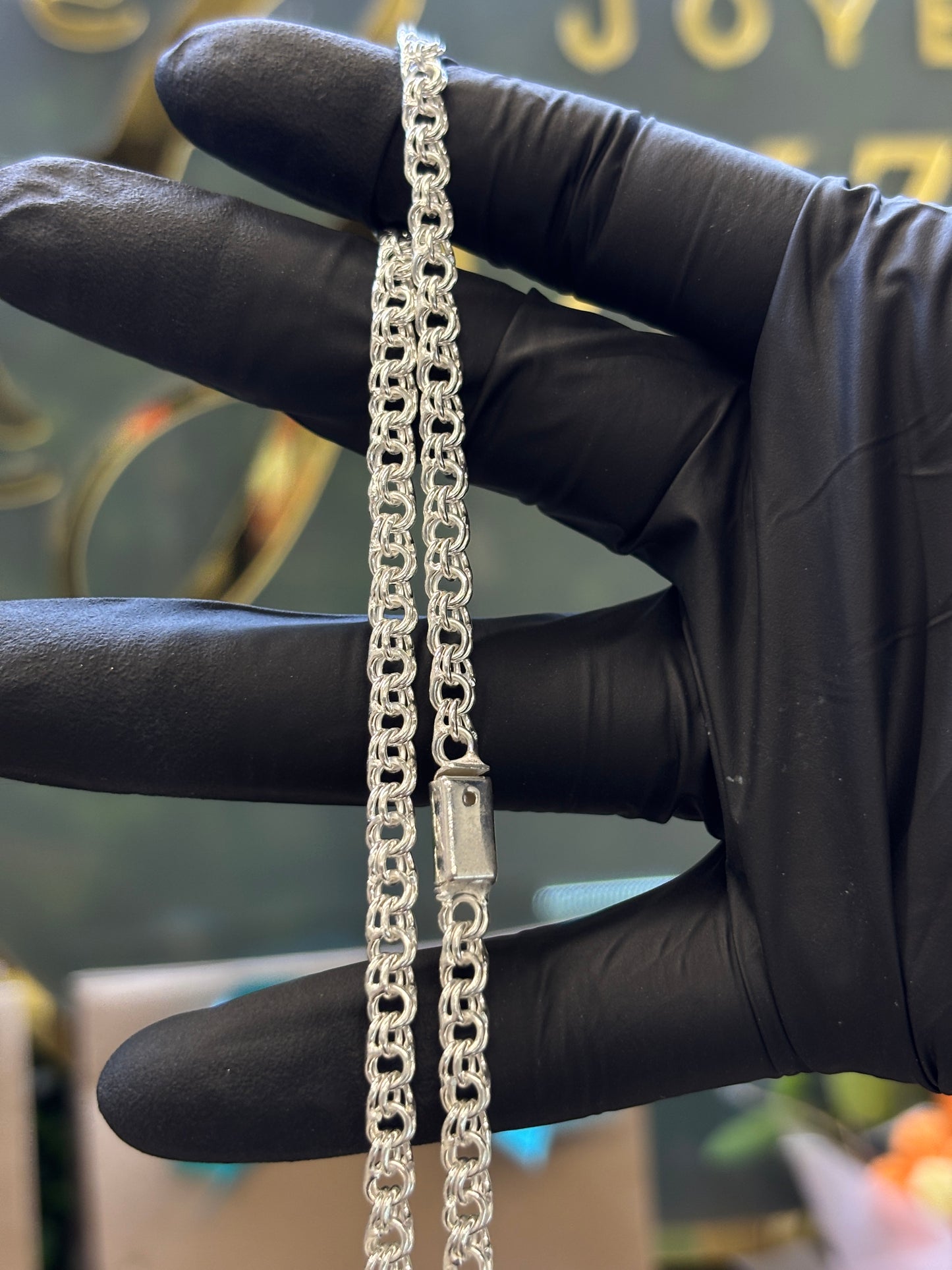 Cadena plata china 65cm
