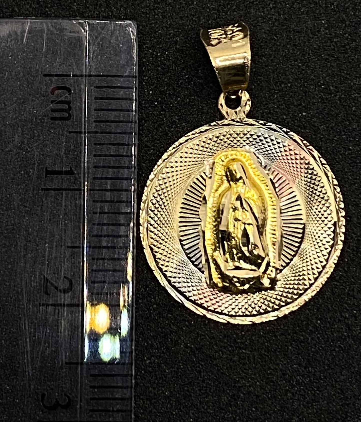 Medalla oro florentino 10k