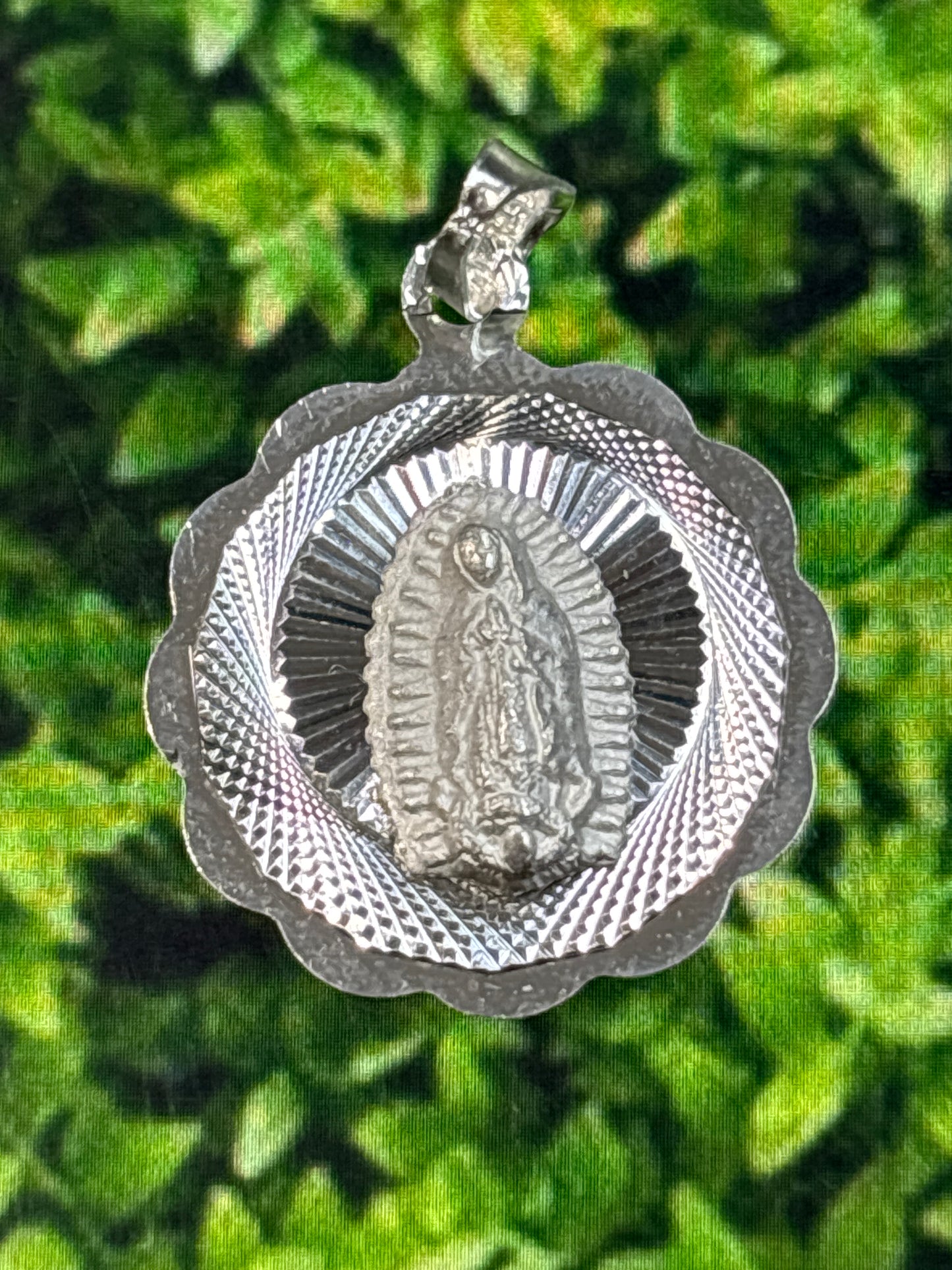 Medalla de plata 925 virgen de Guadalupe