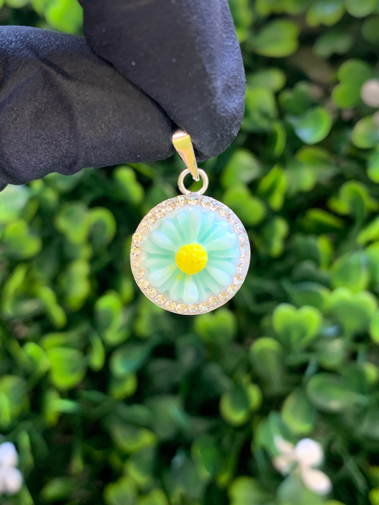 dije plata 925 flor