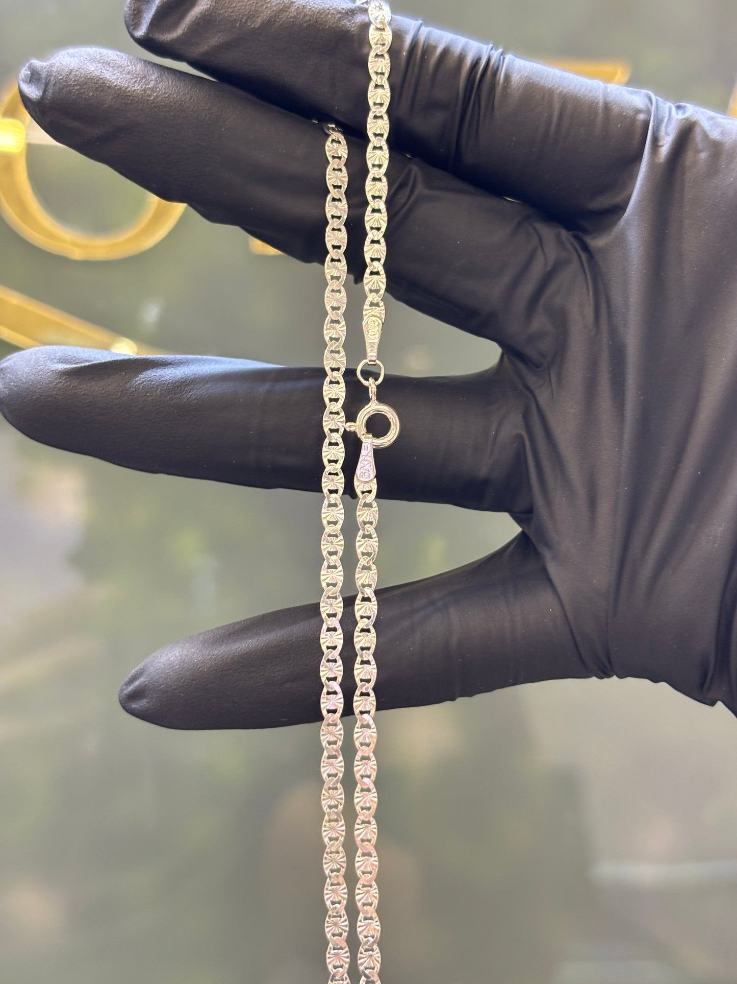 Cadena plata 40cm gussy