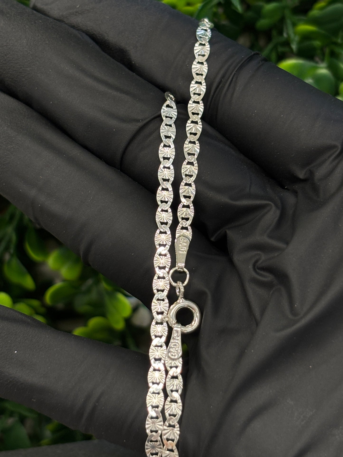 Cadena plata 40cm gussy