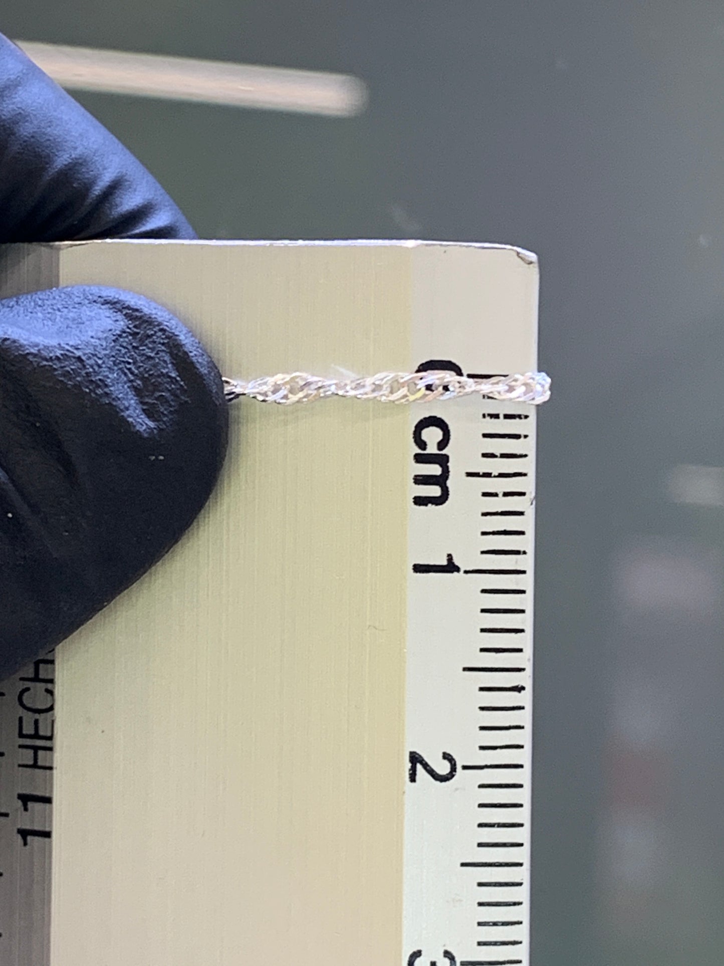 Cadena plata Singapur 50cm