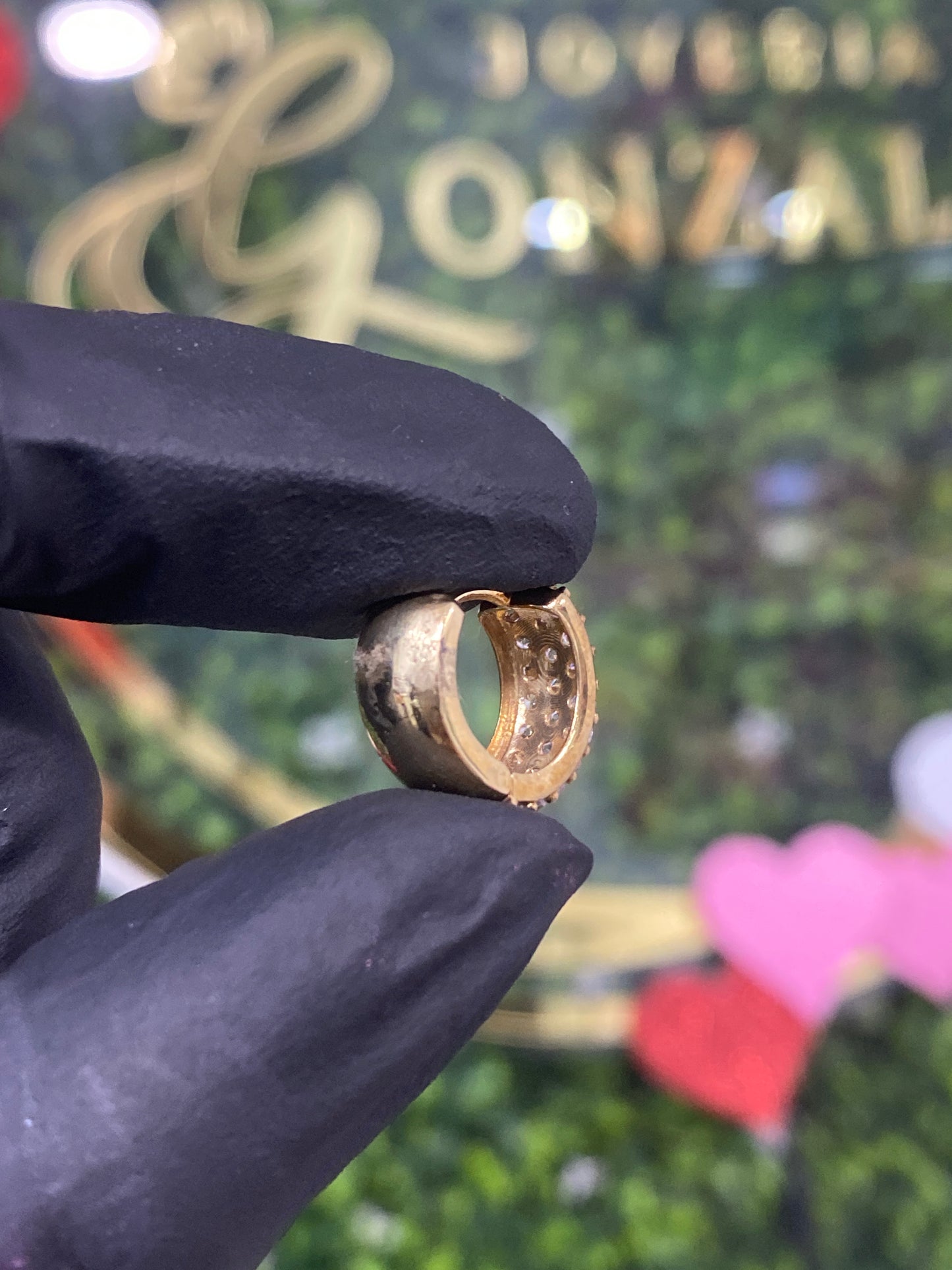 Arracada oro 10k