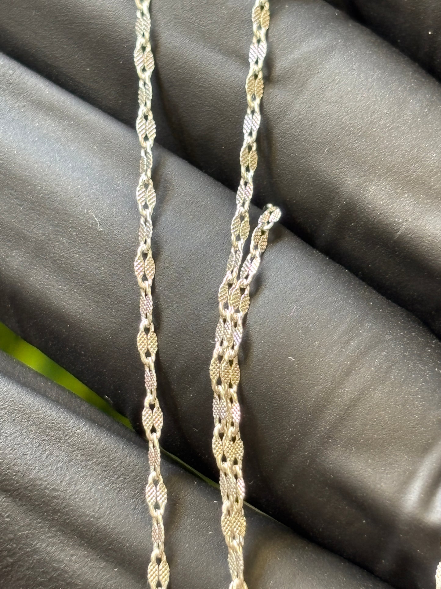 Cadena plata 40cm italiana