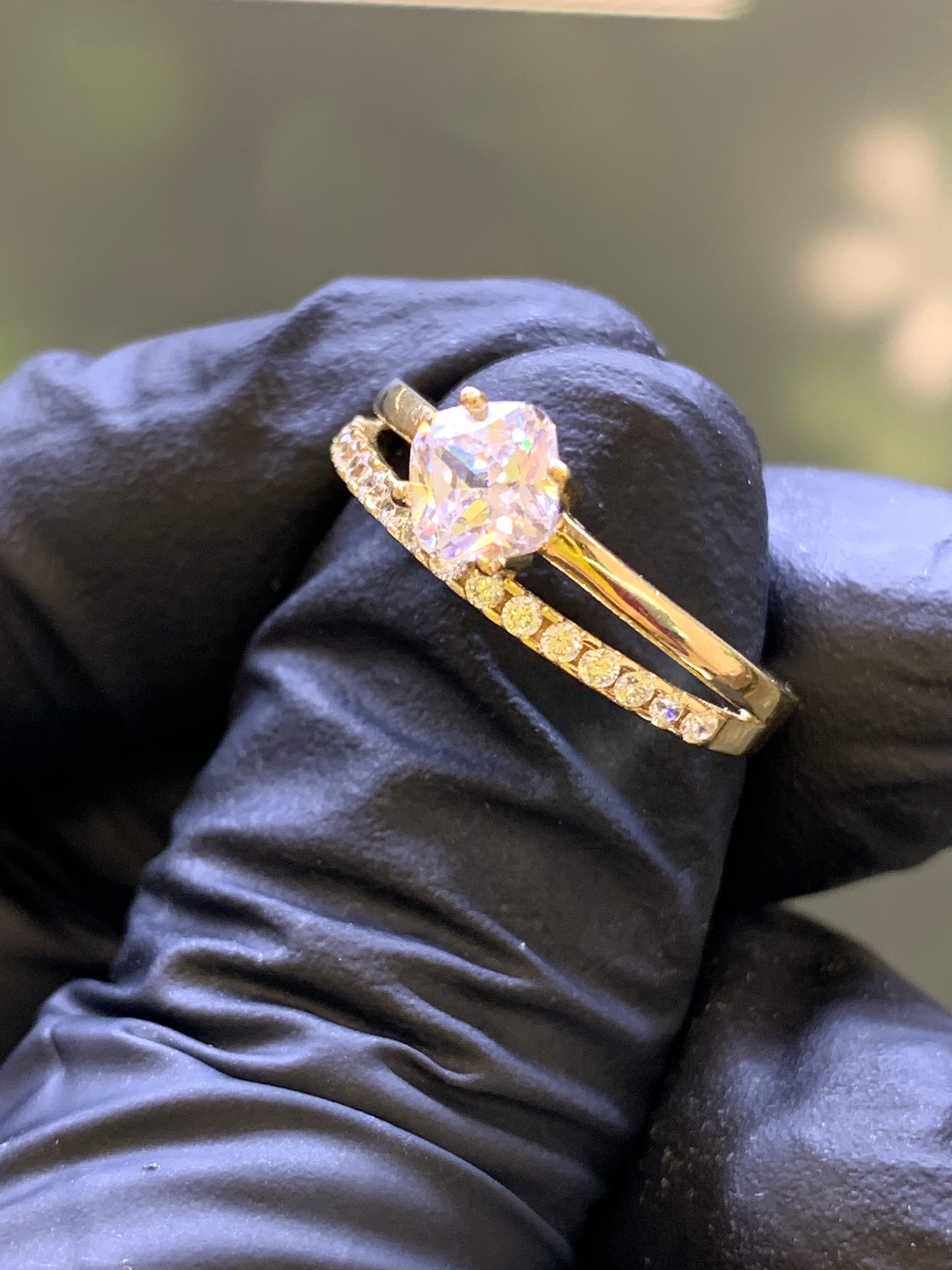 anillo de oro 10k