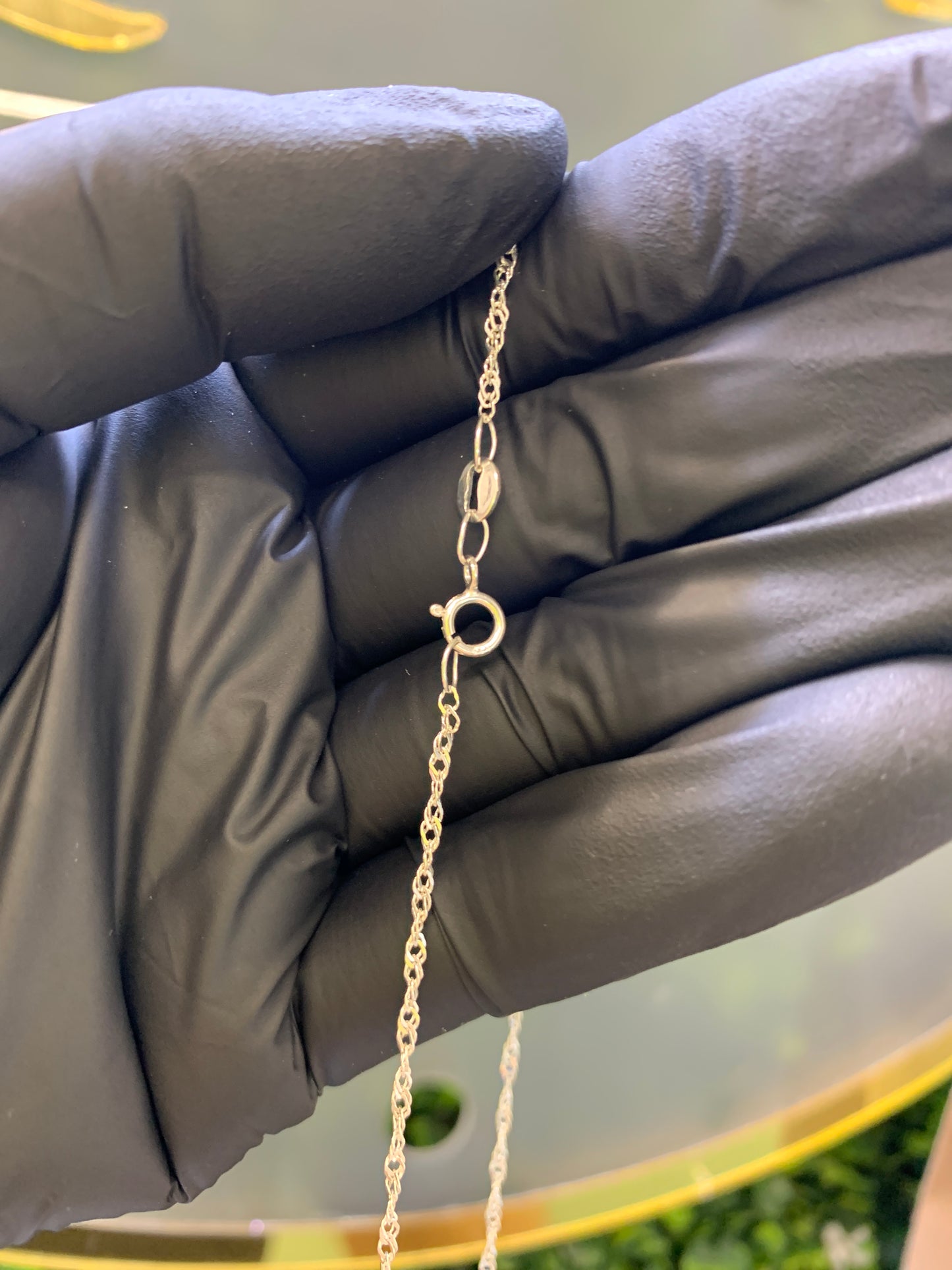 Cadena plata Singapur 50cm
