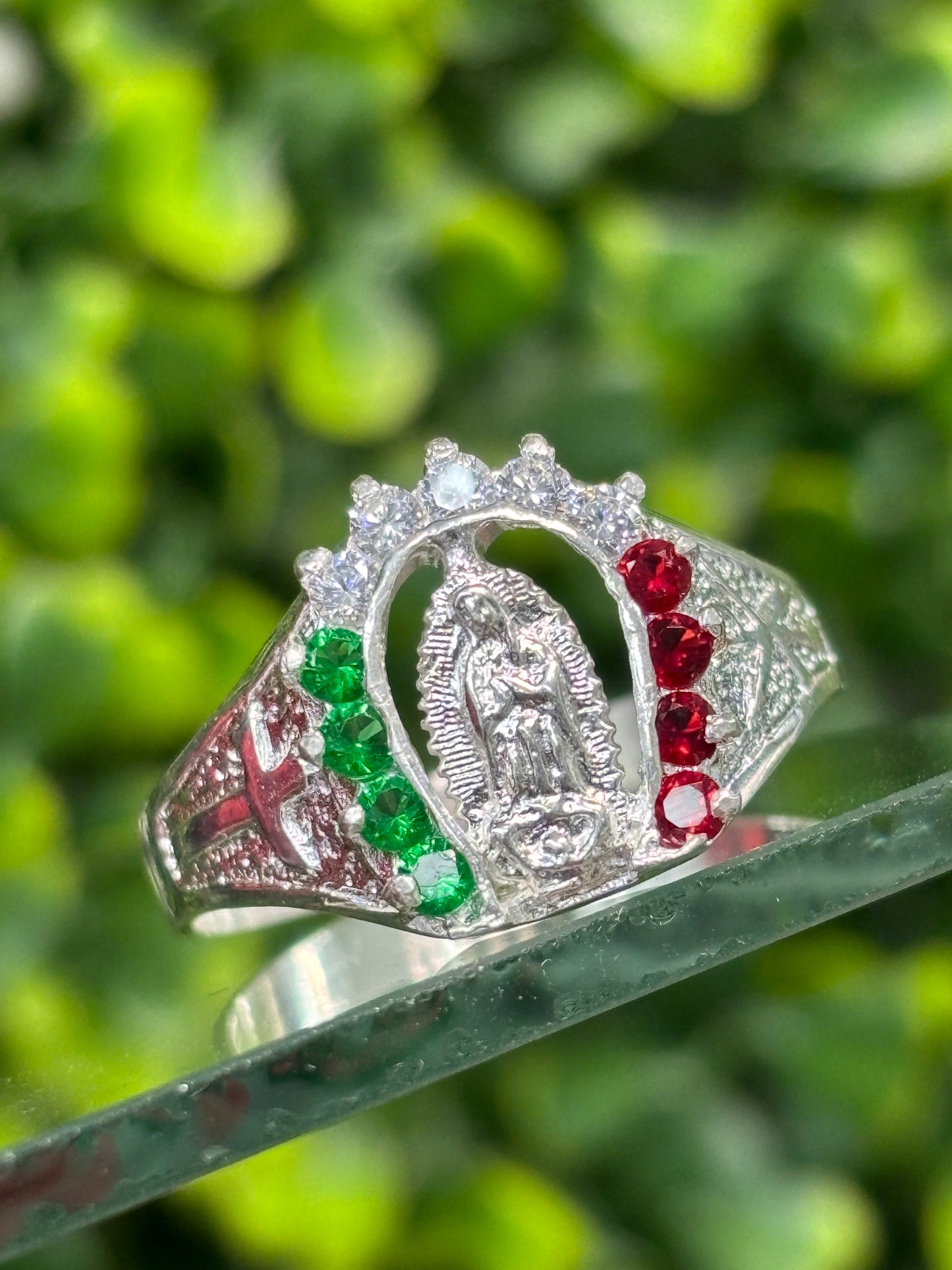 Anillo plata virgen Guadalupe
