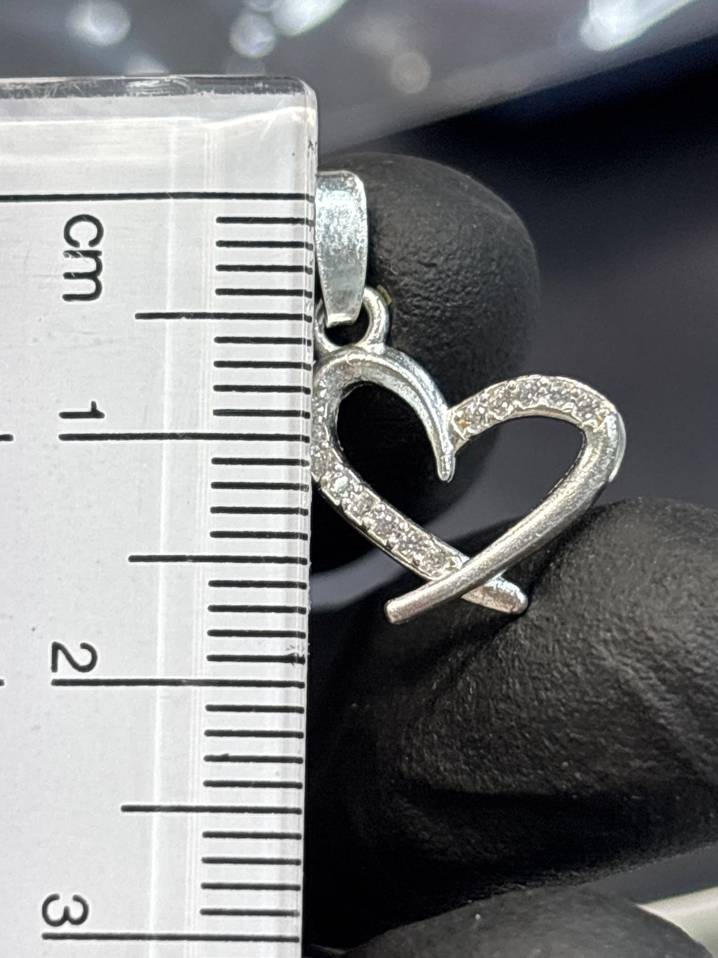 Dije corazón plata 925