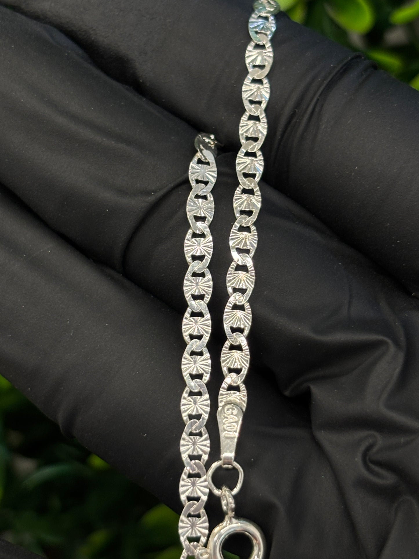 Cadena plata 40cm gussy