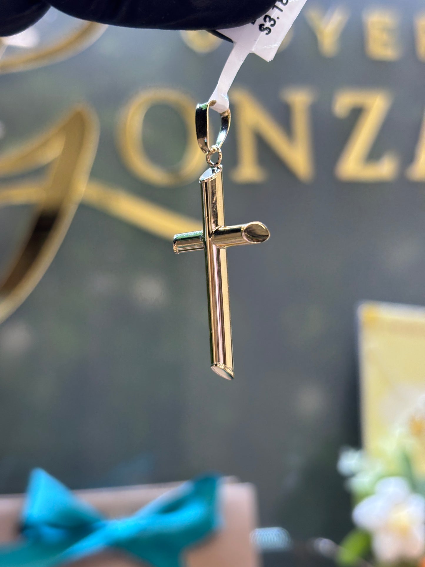 Dije de cruz de oro 10k