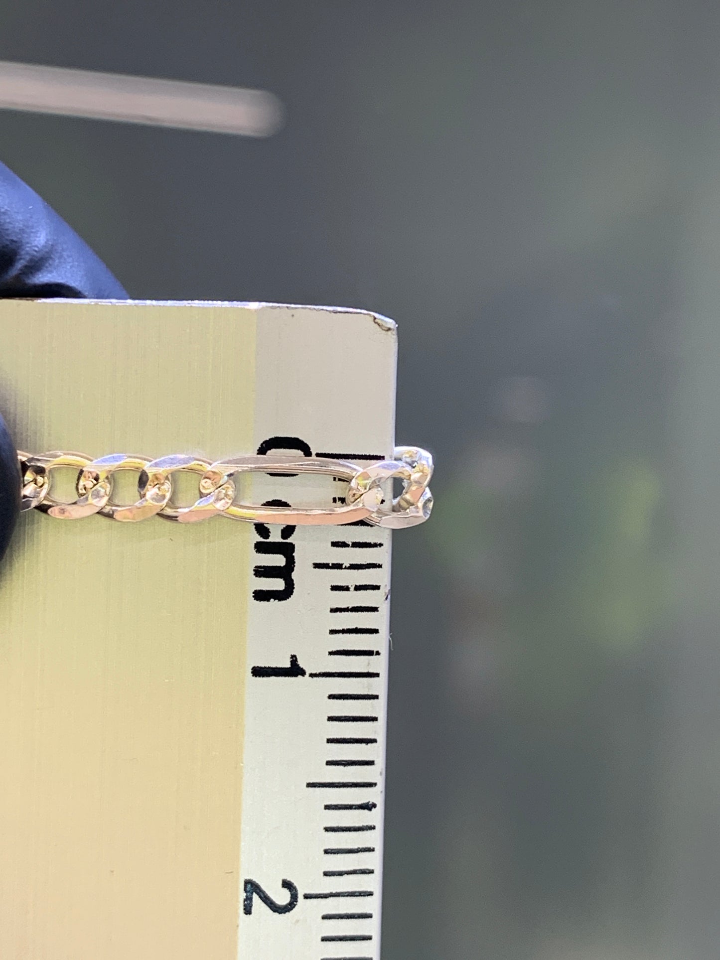 Cadena plata cartier diamantada 45 cm