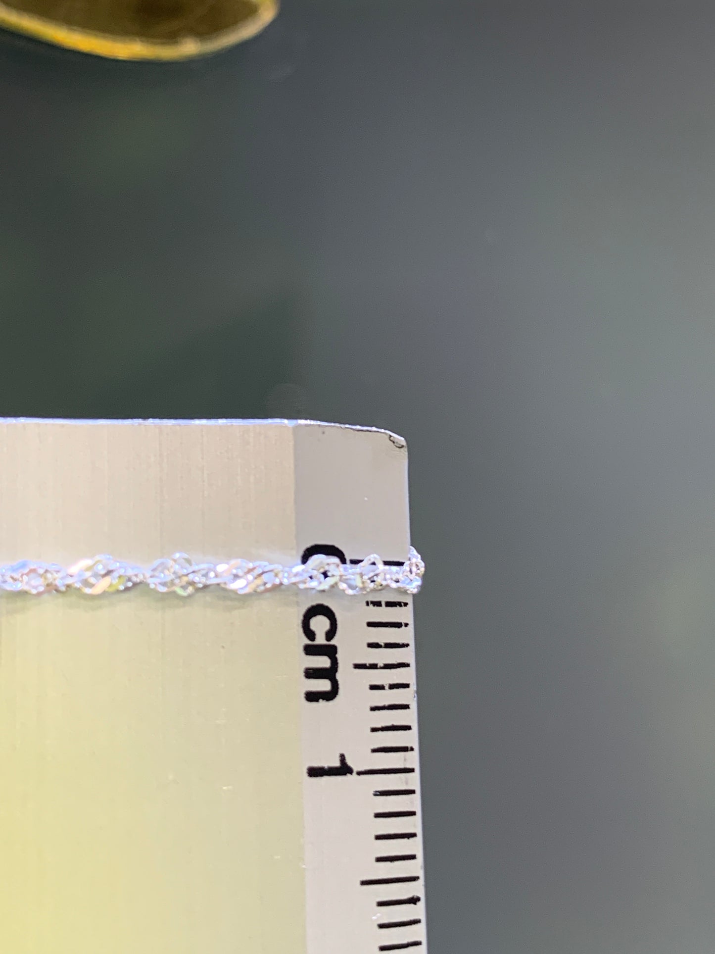 Cadena plata Singapur 45cm