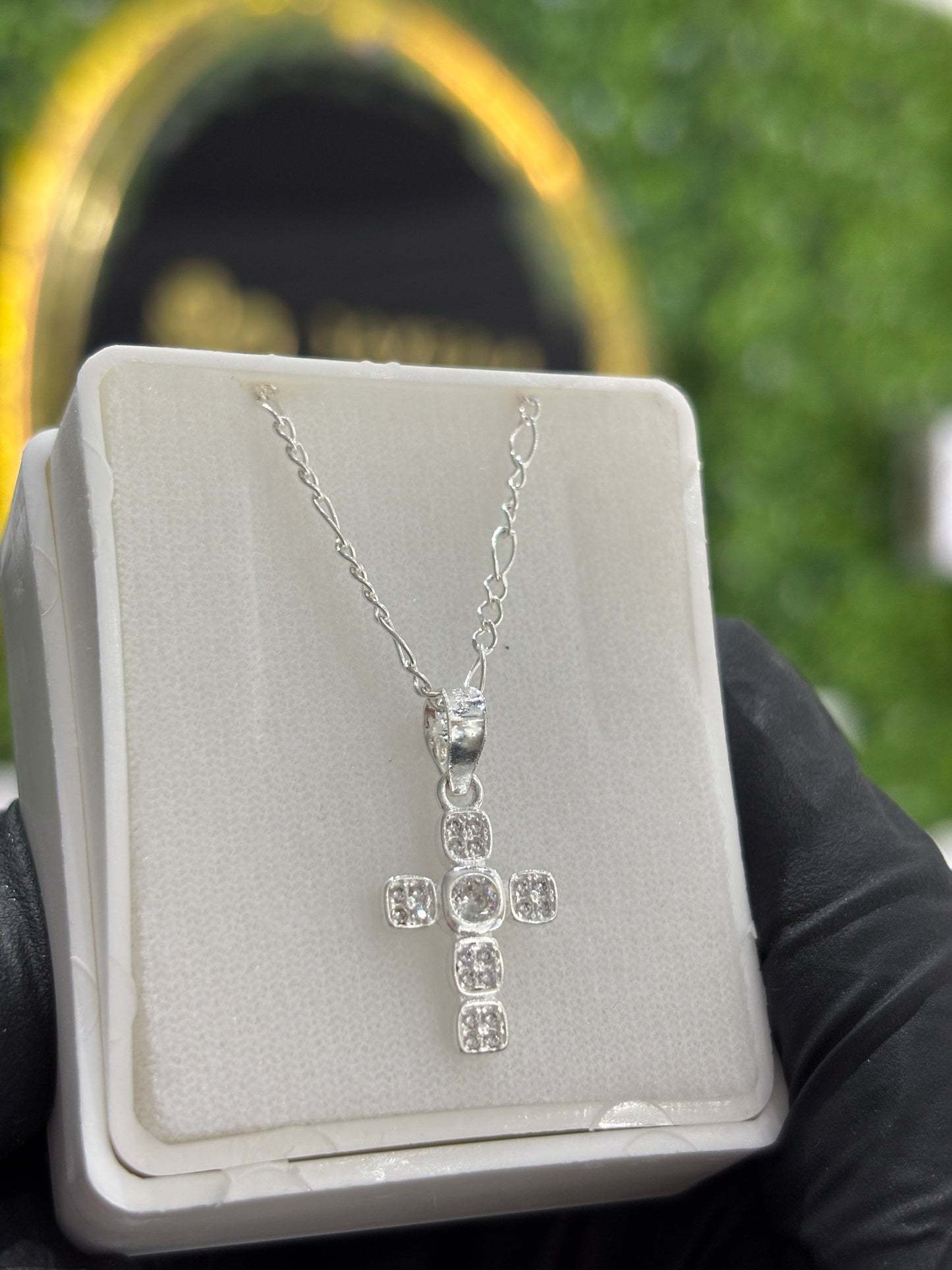Cadena con dije plata