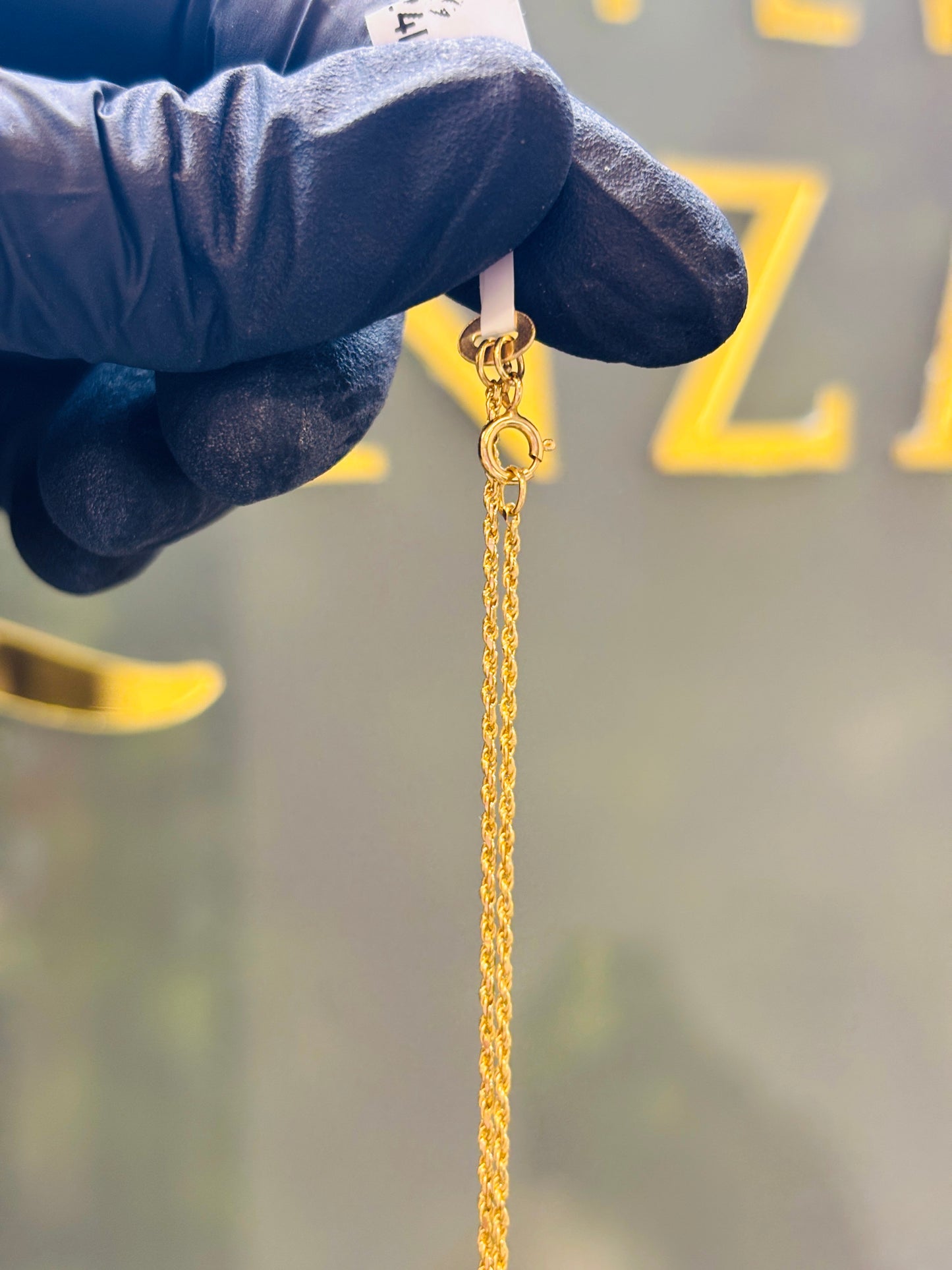 Cadena torzal oro10k