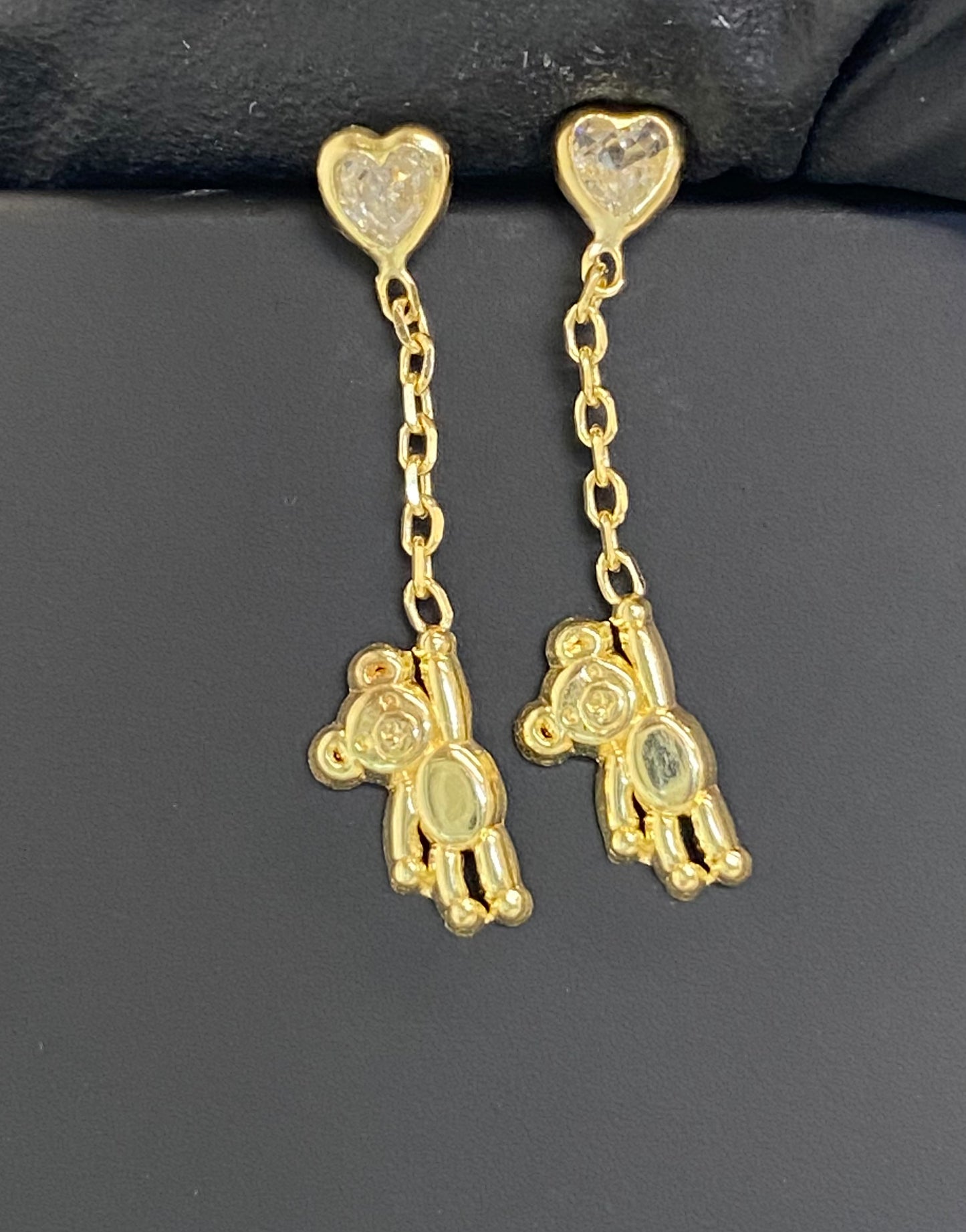 Broquel oro 10k osito