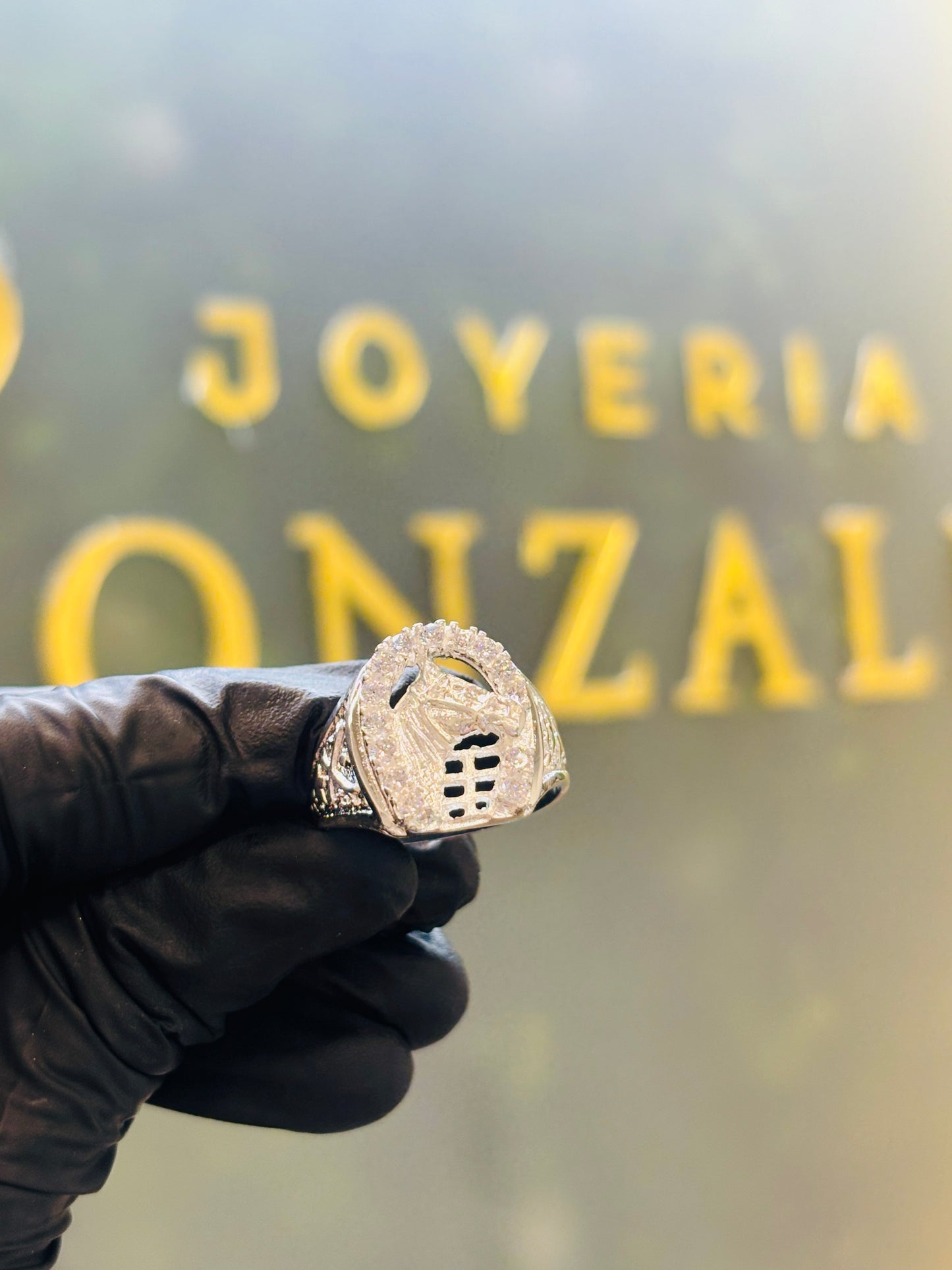 Anillo Herradura plata