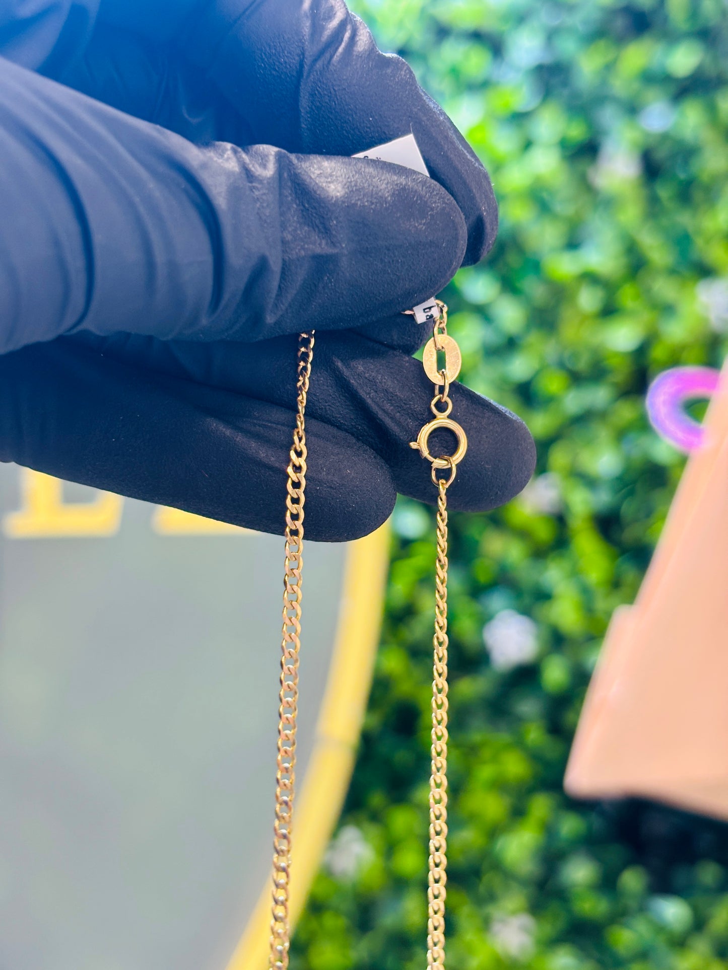 Cadena barbada oro10k