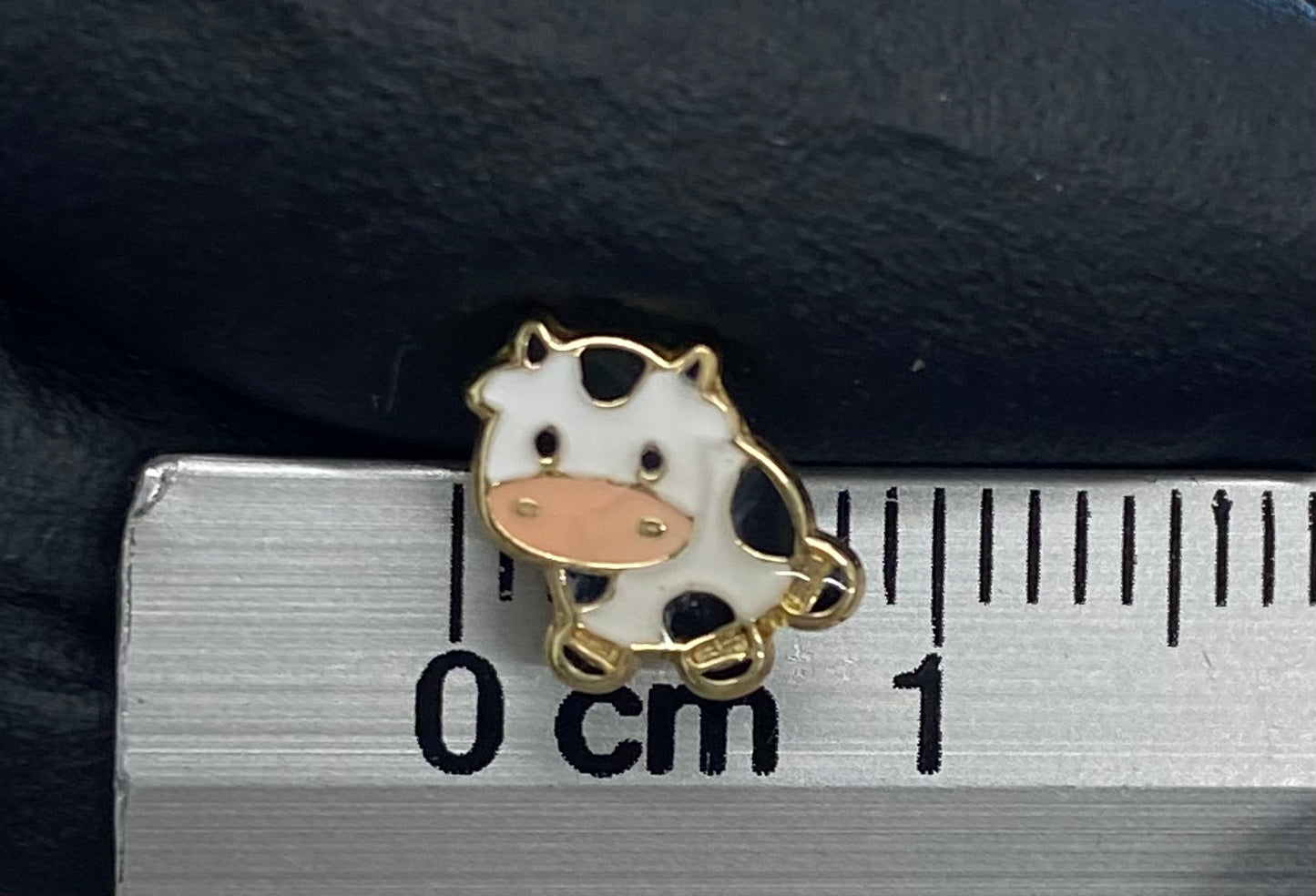 Broquel oro 10k vaquita