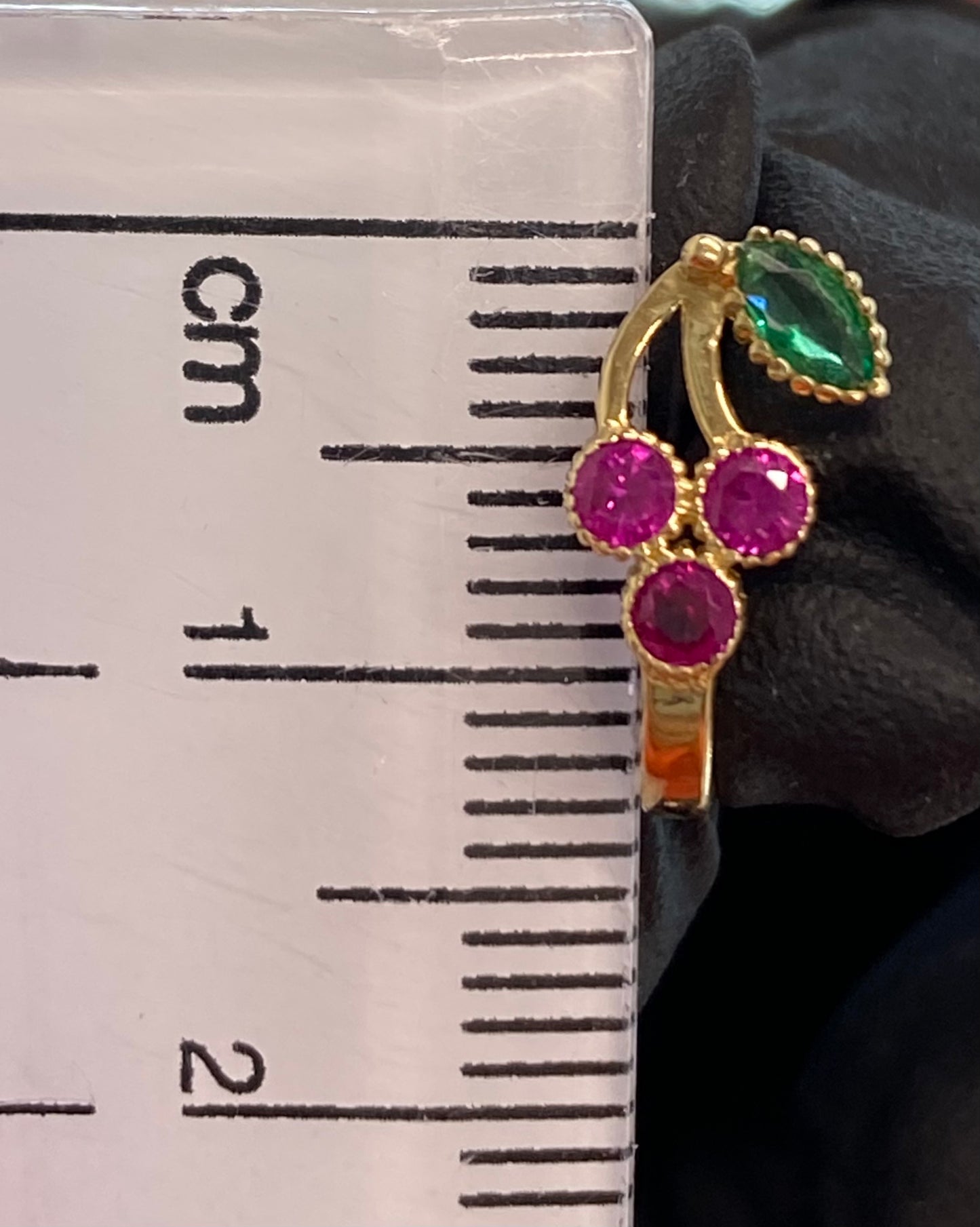 Arracadas de oro 10k