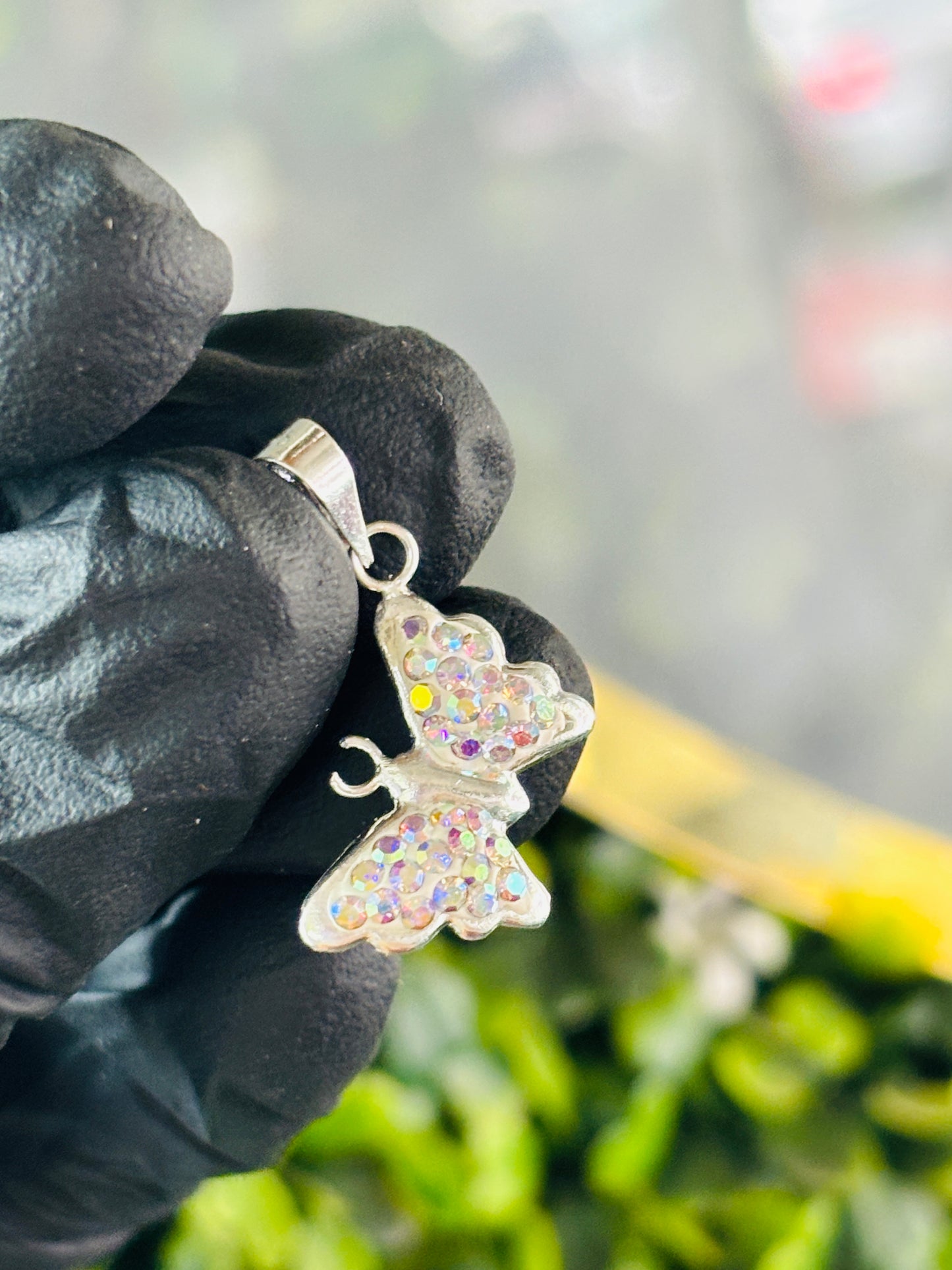 Dije plata mariposa