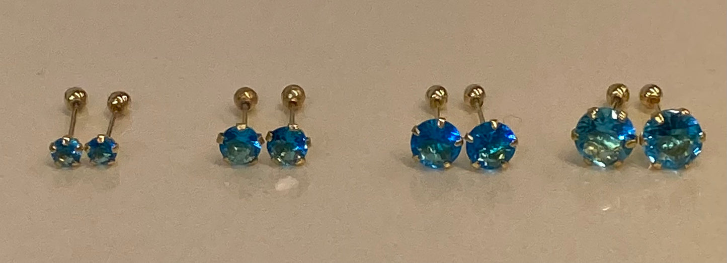 Broquel de oro 10k montadura