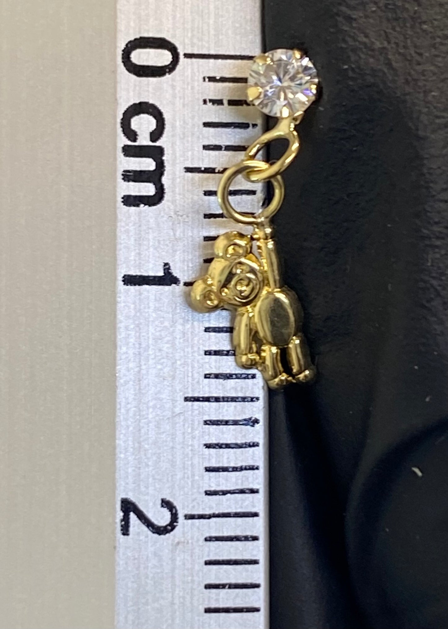 Broquel oro 10k osito