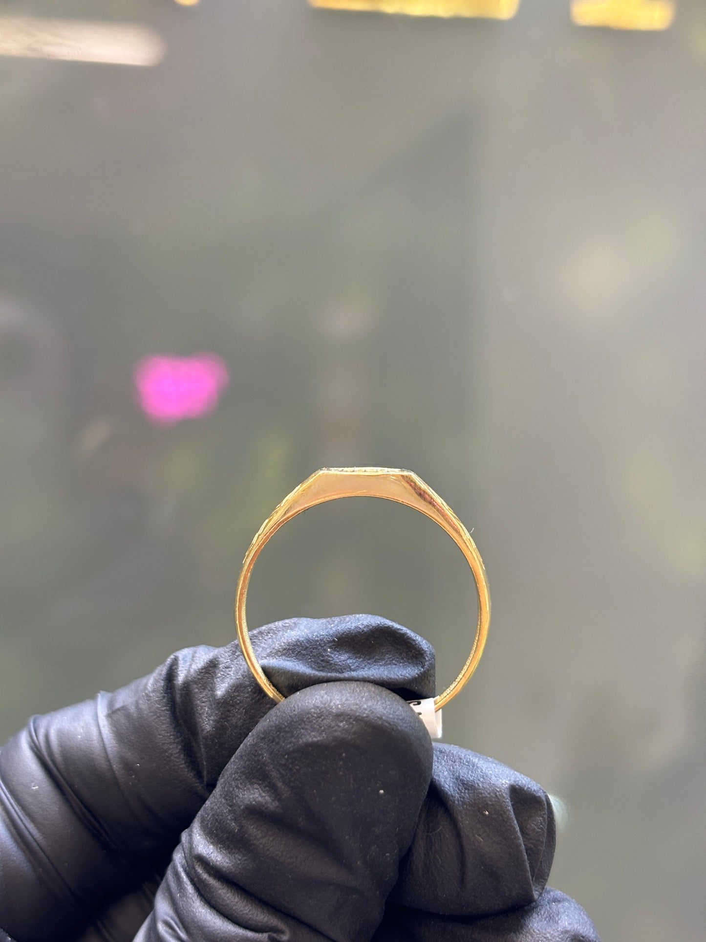 Anillo de oro 10k caballero