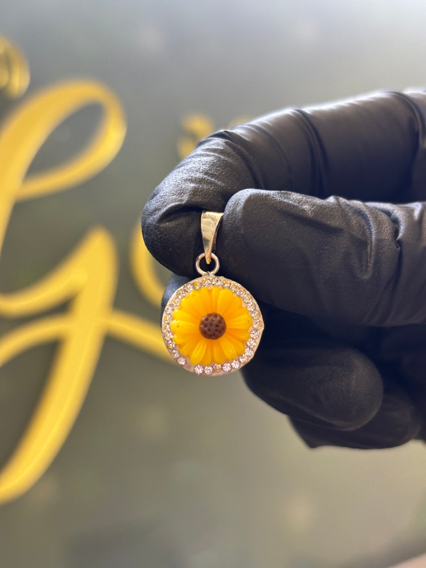 dije plata 925 flor