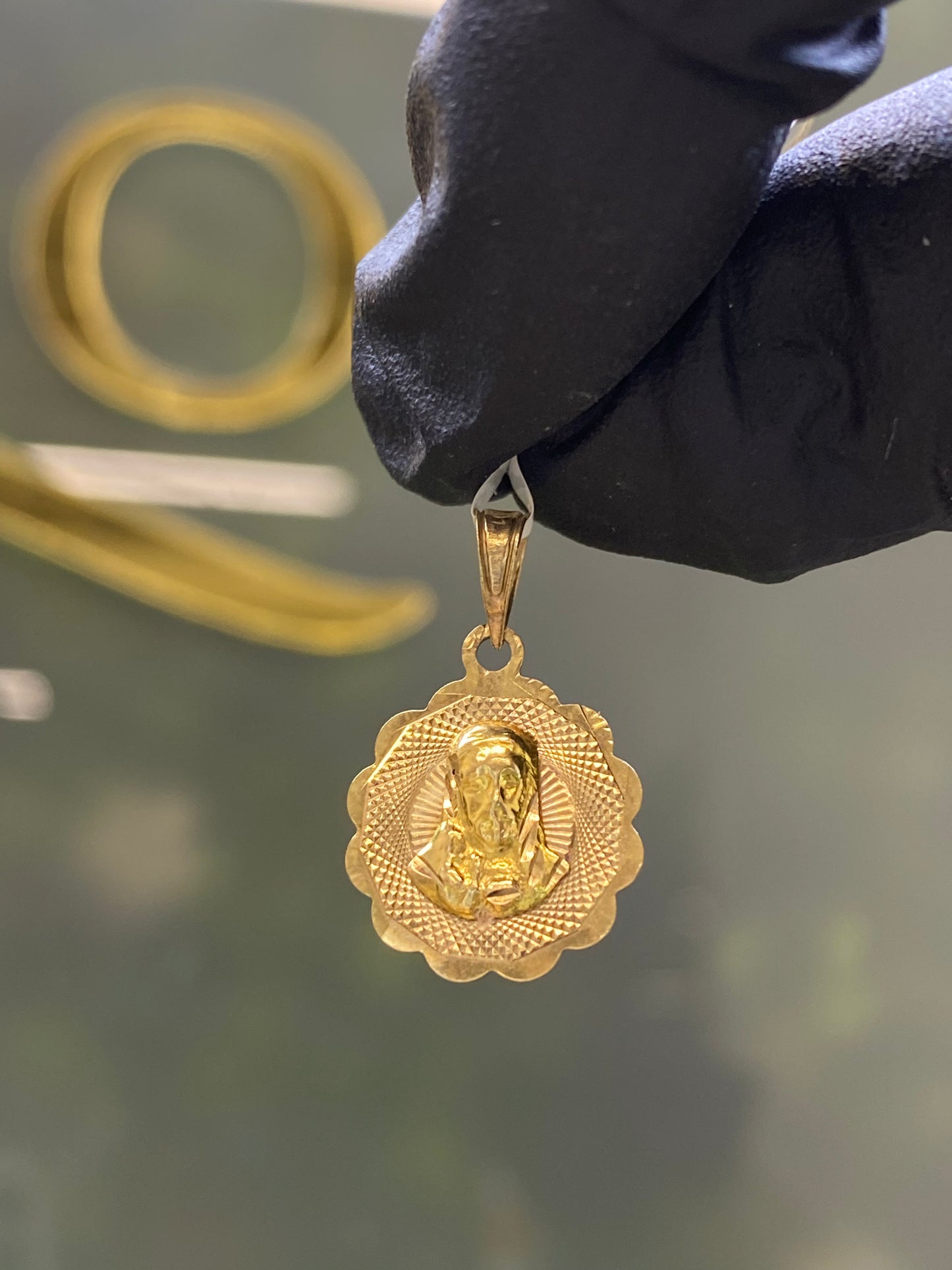 Dije oro 10k sagrado corazón