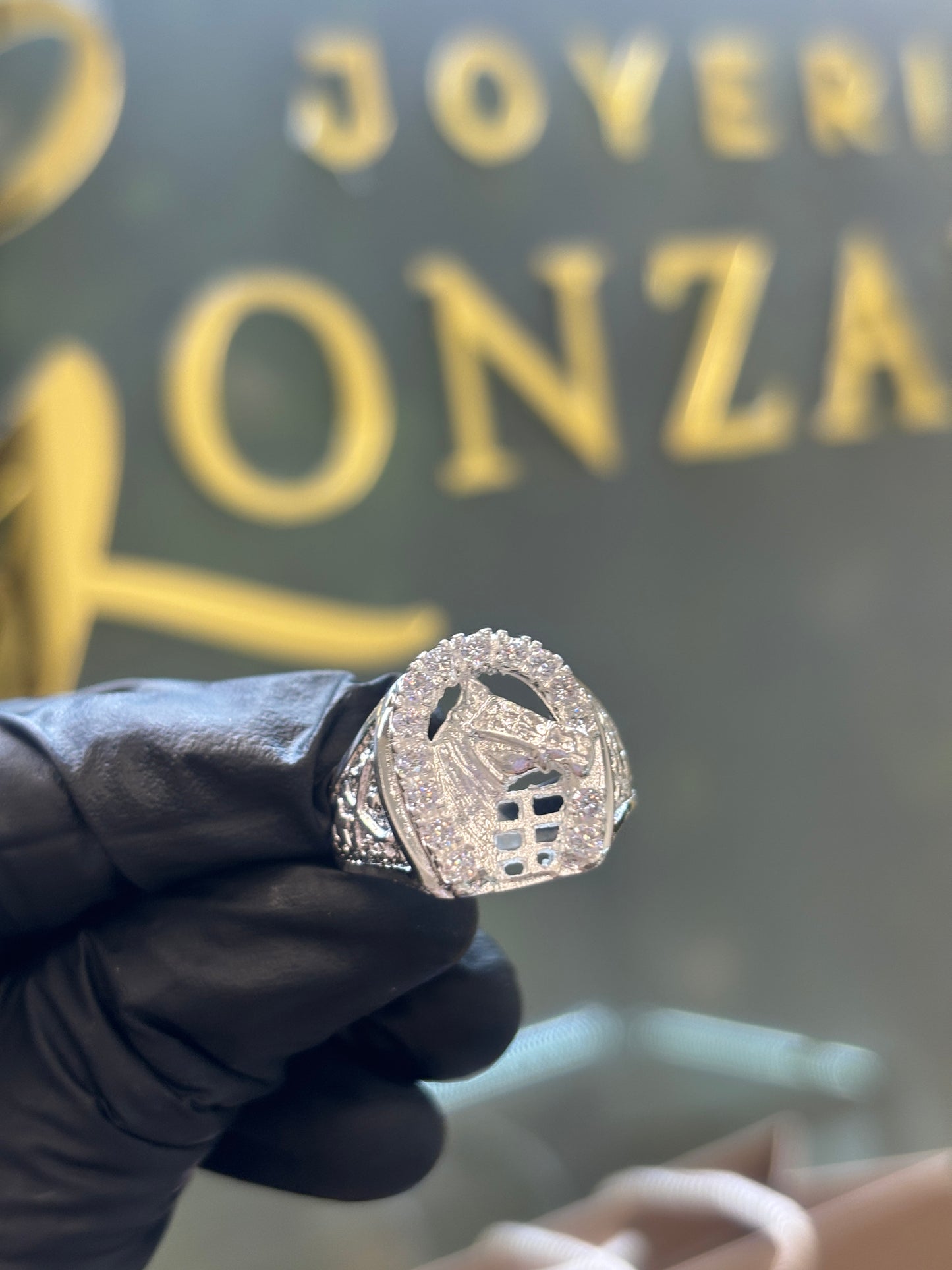 Anillo Herradura plata