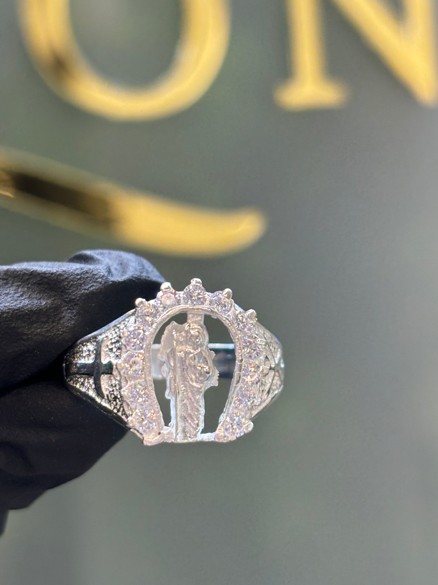 Anillo san judas plata