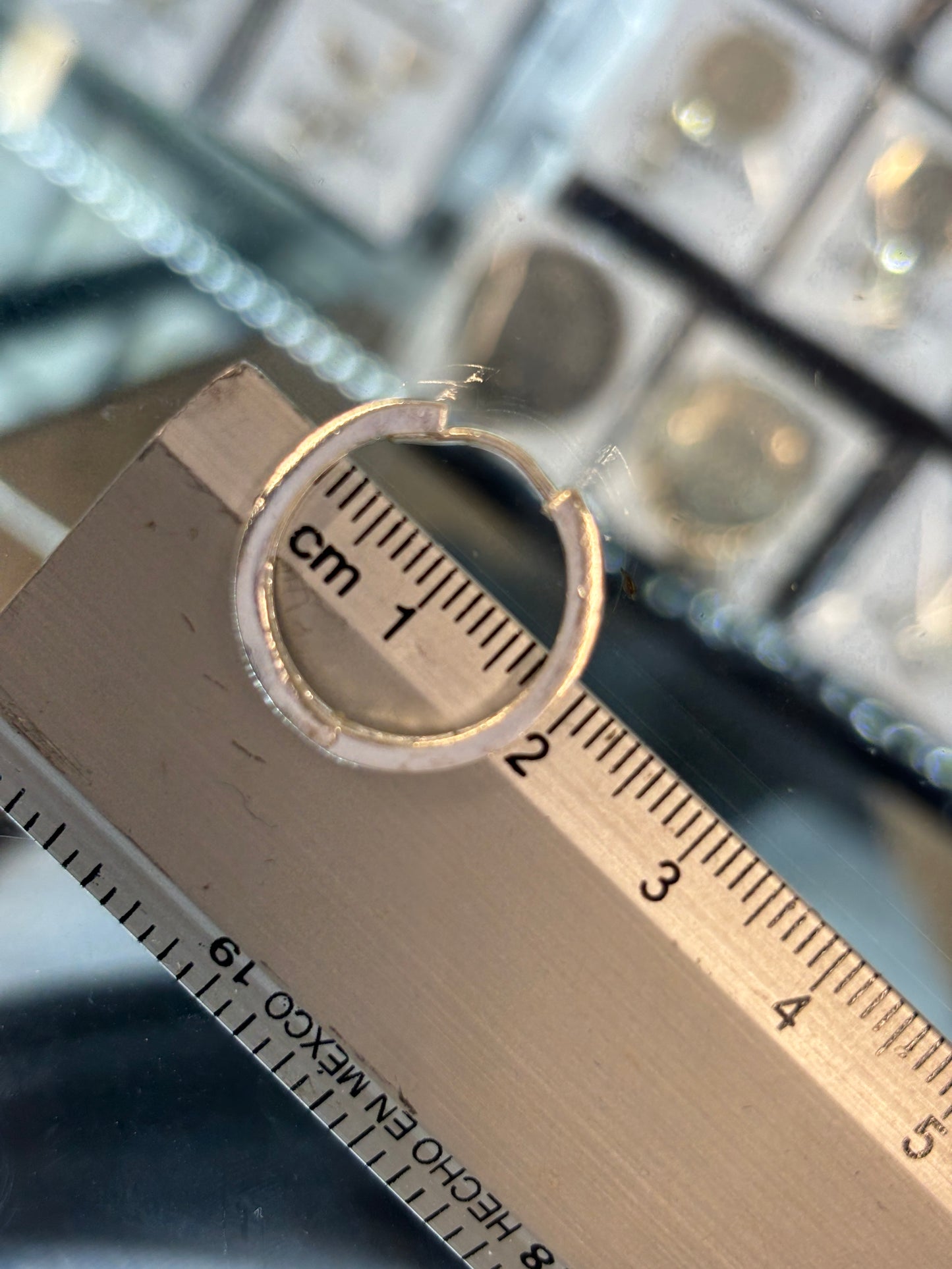 Arracada Huggie plata