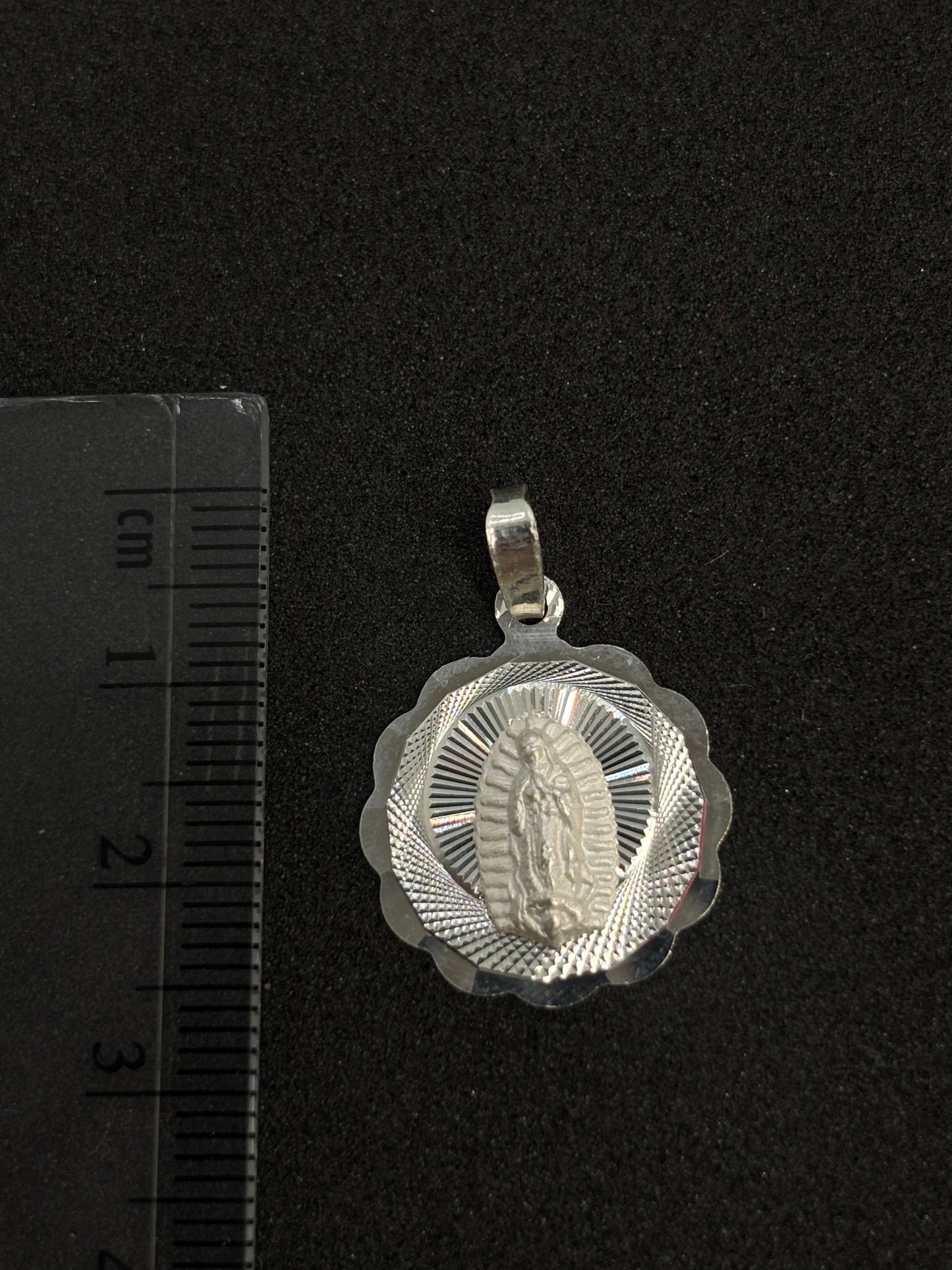 Medalla de plata 925 virgen de Guadalupe