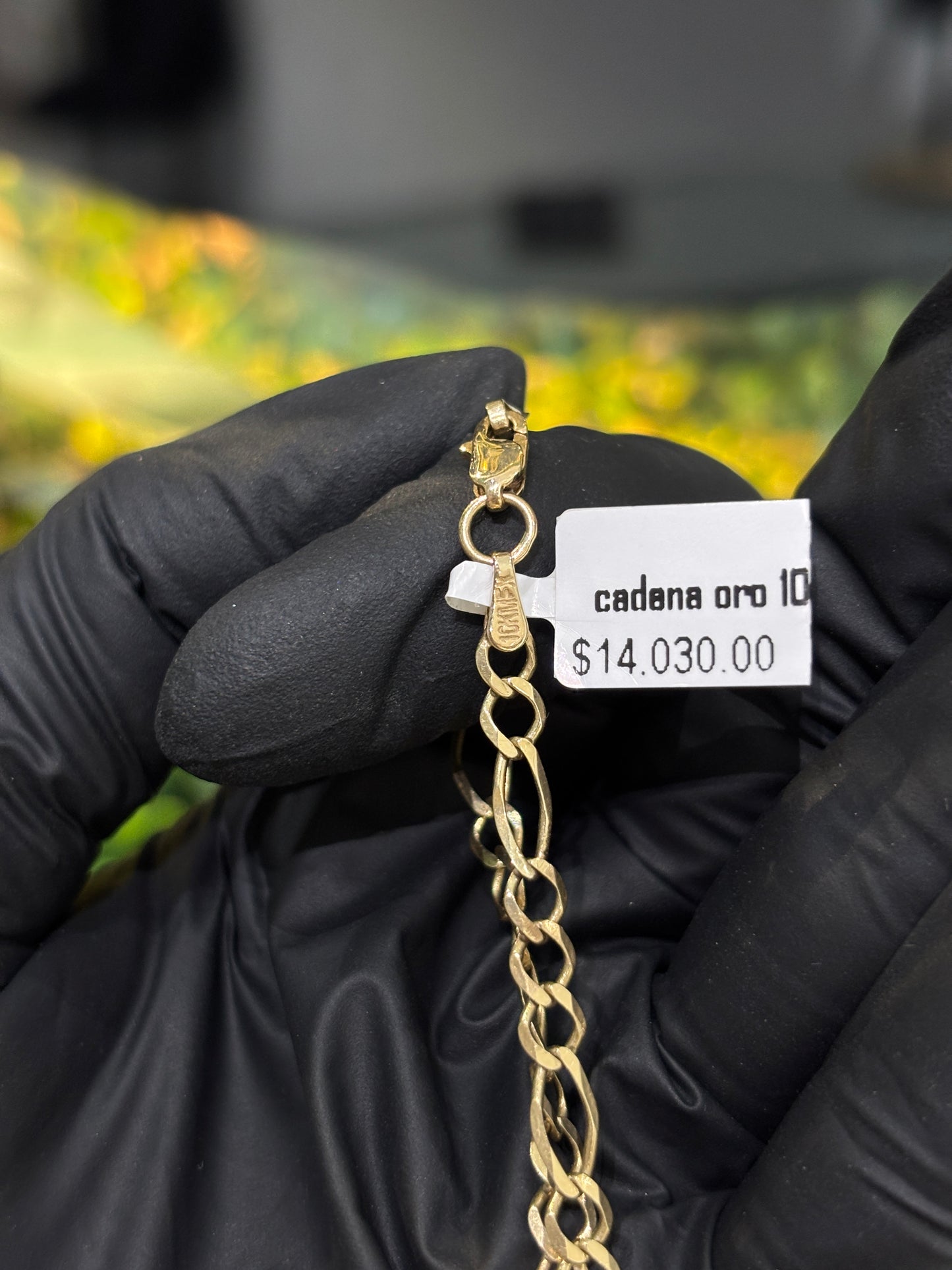 Cadena de oro de 10k