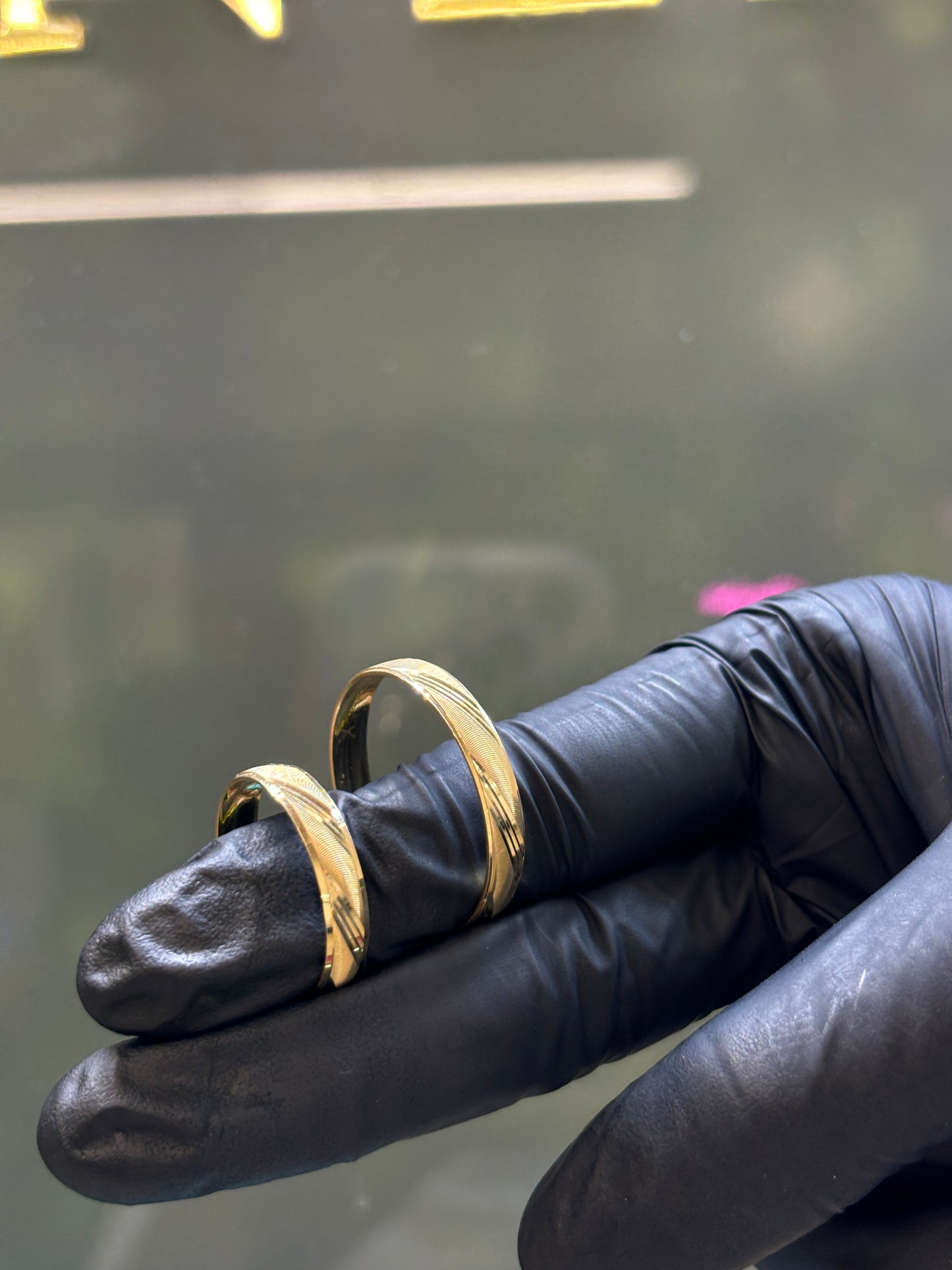 Argolla oro 10k diagonal 4