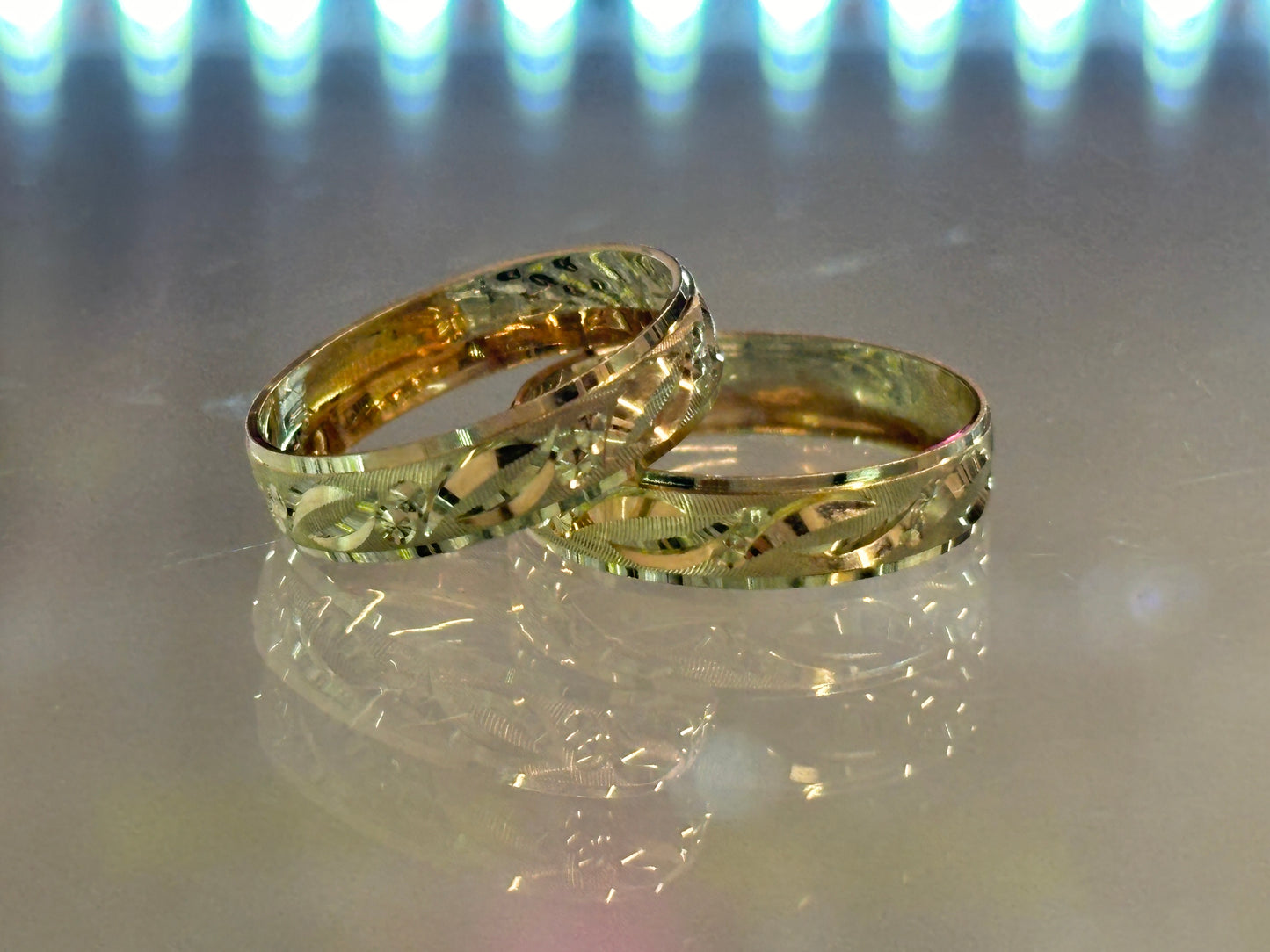 Argolla oro 10k serpentina clásica
