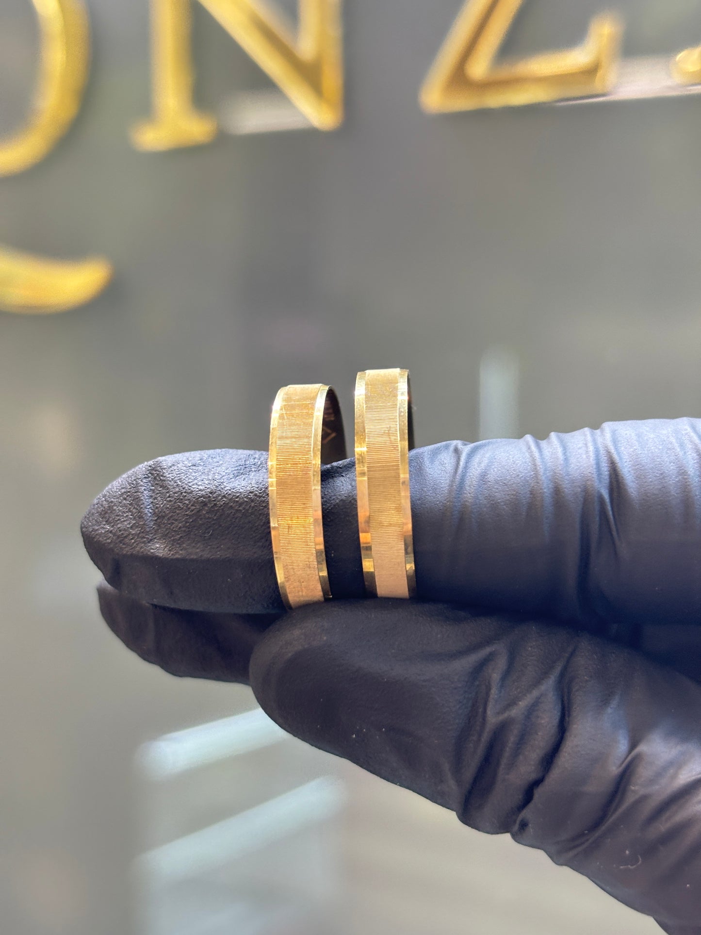 Argolla oro 10k satinada