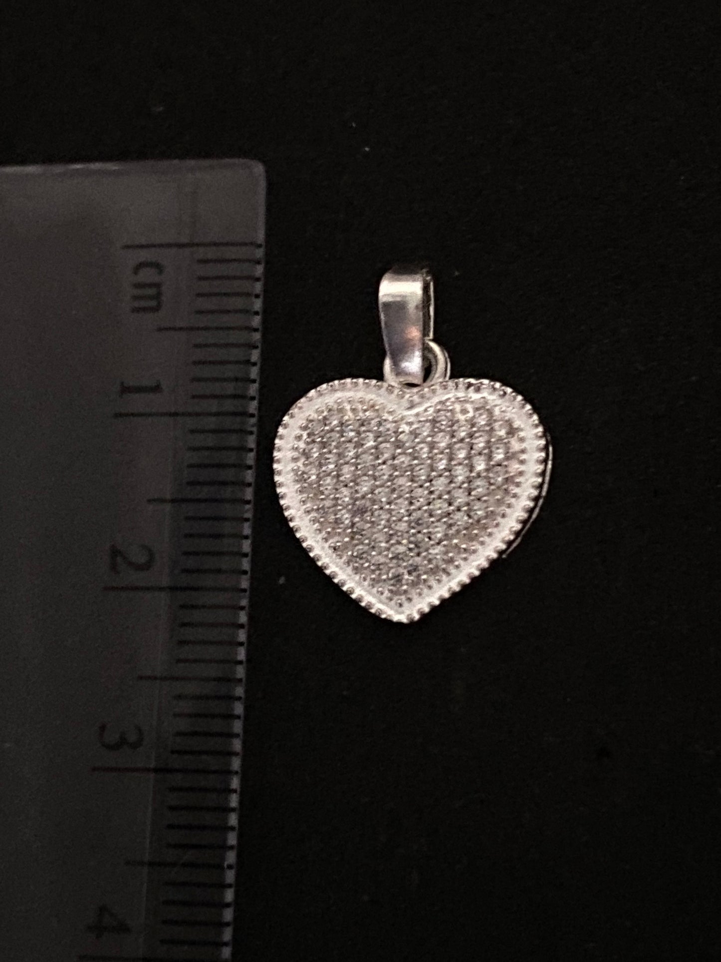 Dije corazón plata 925
