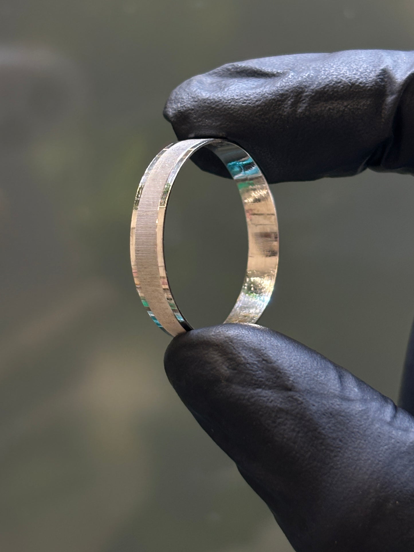 Argolla oro10k satinada bco