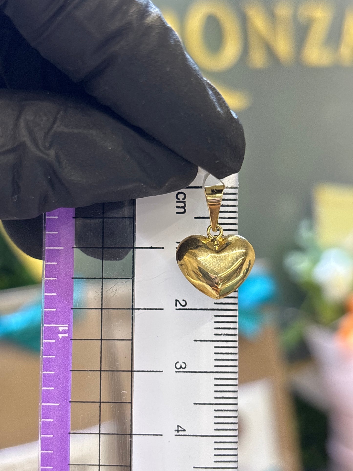 Corazón oro 10k