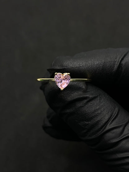 Anillo corazon 10k
