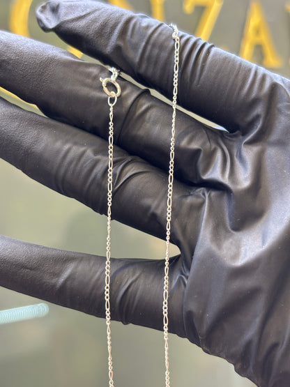 Cadena plata 40cm nacional