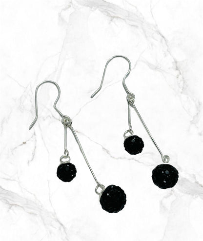 Arete largo plata