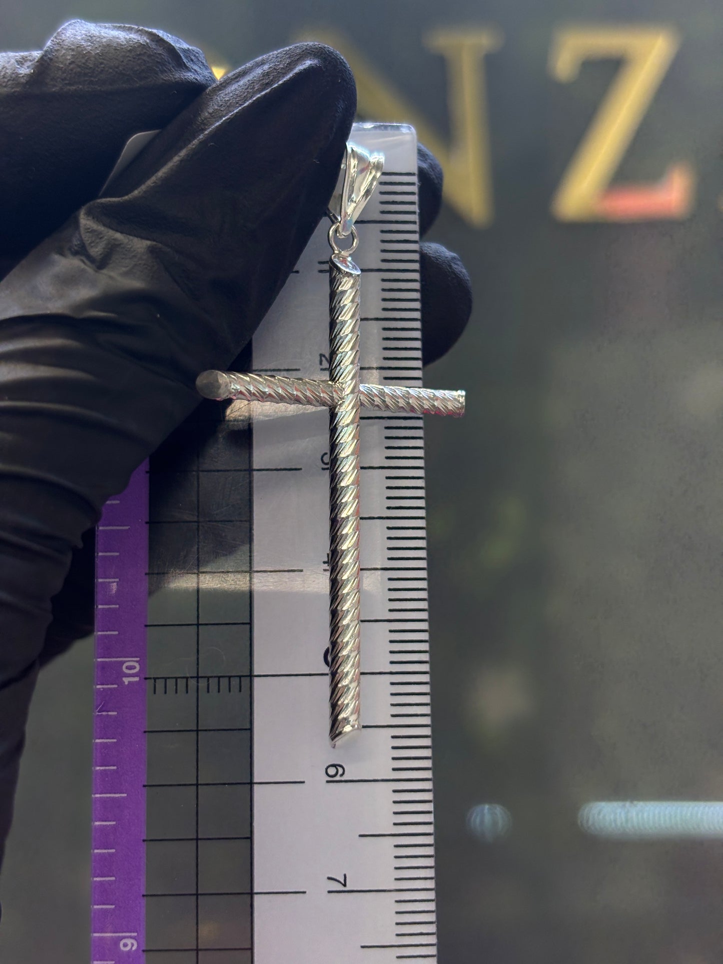 Cruz de plata ley 925