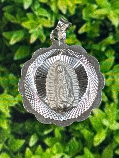Medalla de plata 925 virgen de Guadalupe