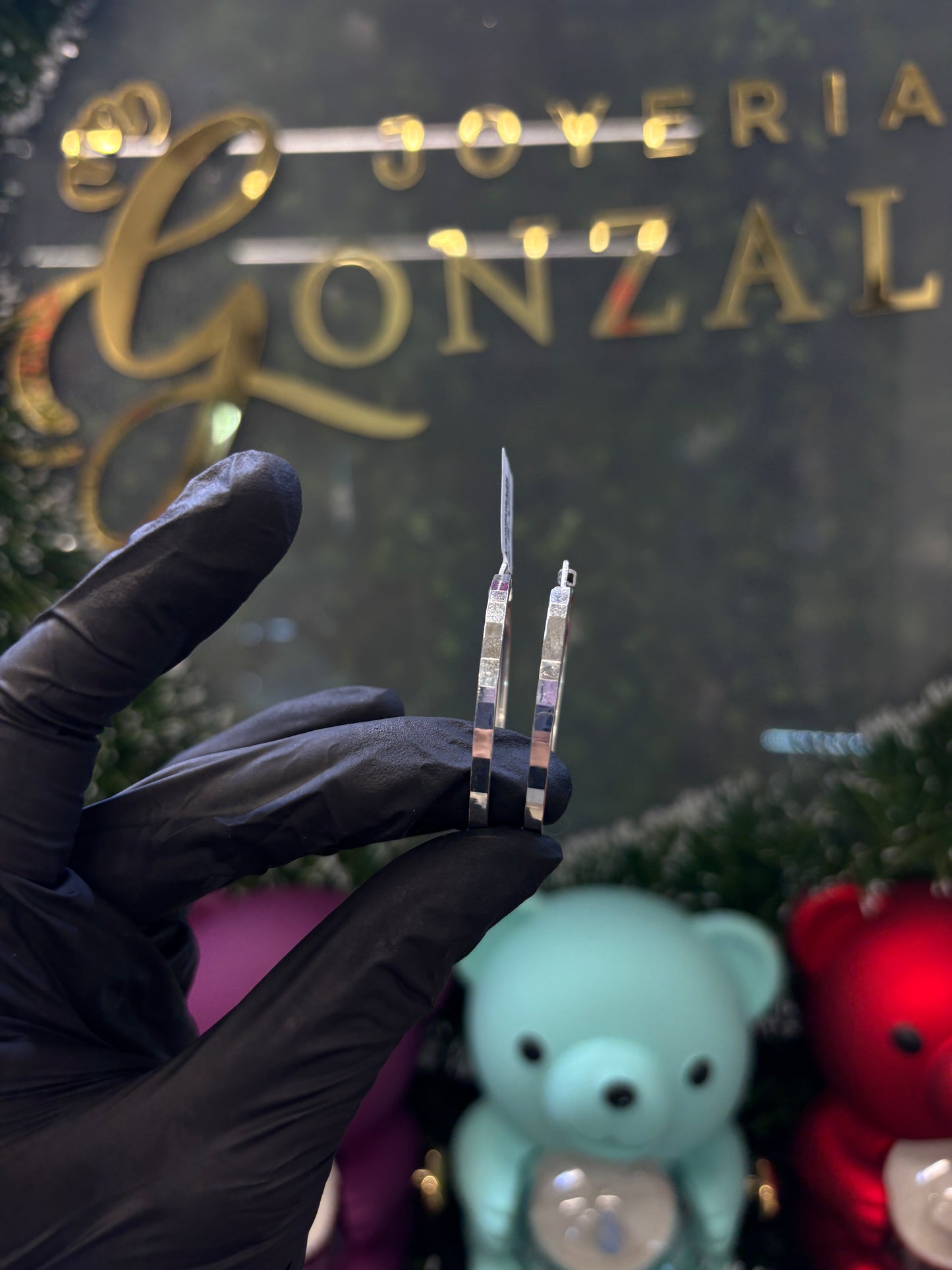 Arracada plata 3.8cm